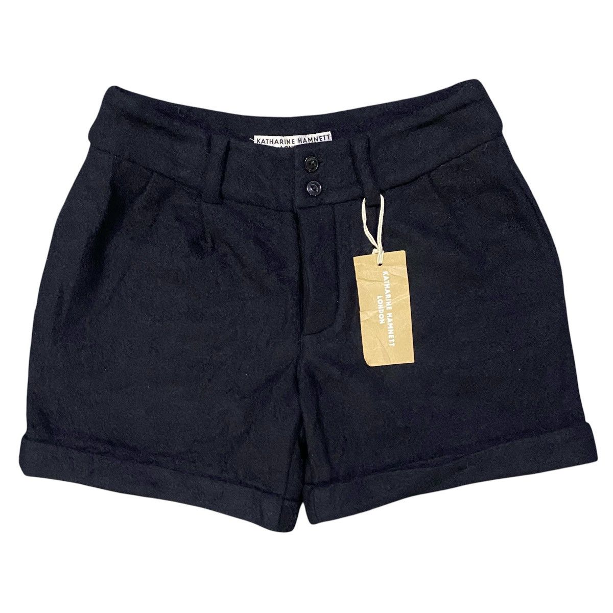 Designer × Japanese Brand × Katharine Hamnett London Katherine Hamnett London Black Mini Skirt NWT Size 30" / US 8 / IT 44 - 1 Thumbnail