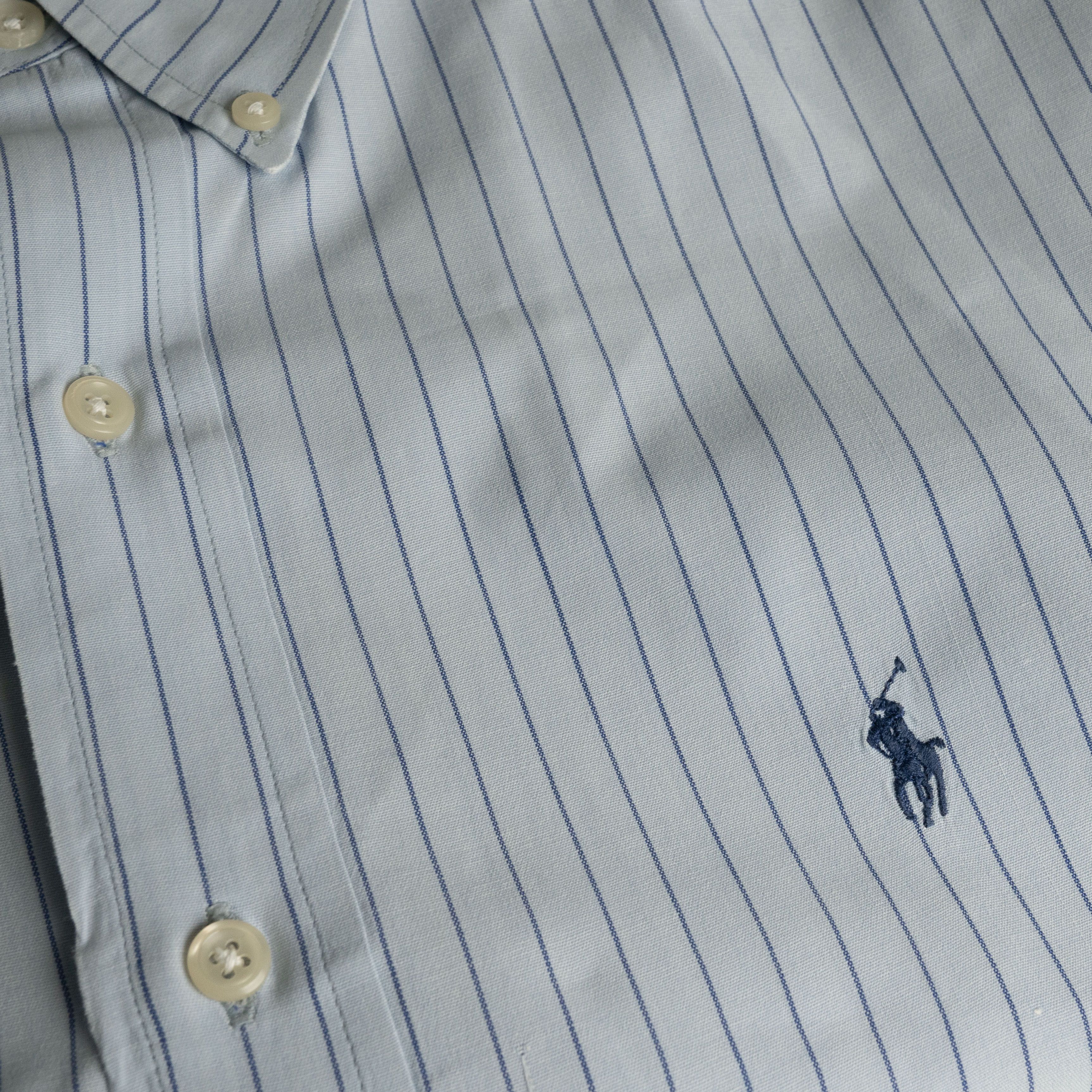 Polo Ralph Lauren Vintage 1990's Polo Ralph Lauren Short Sleeve Button Shirt Size US L / EU 52-54 / 3 - 3 Thumbnail