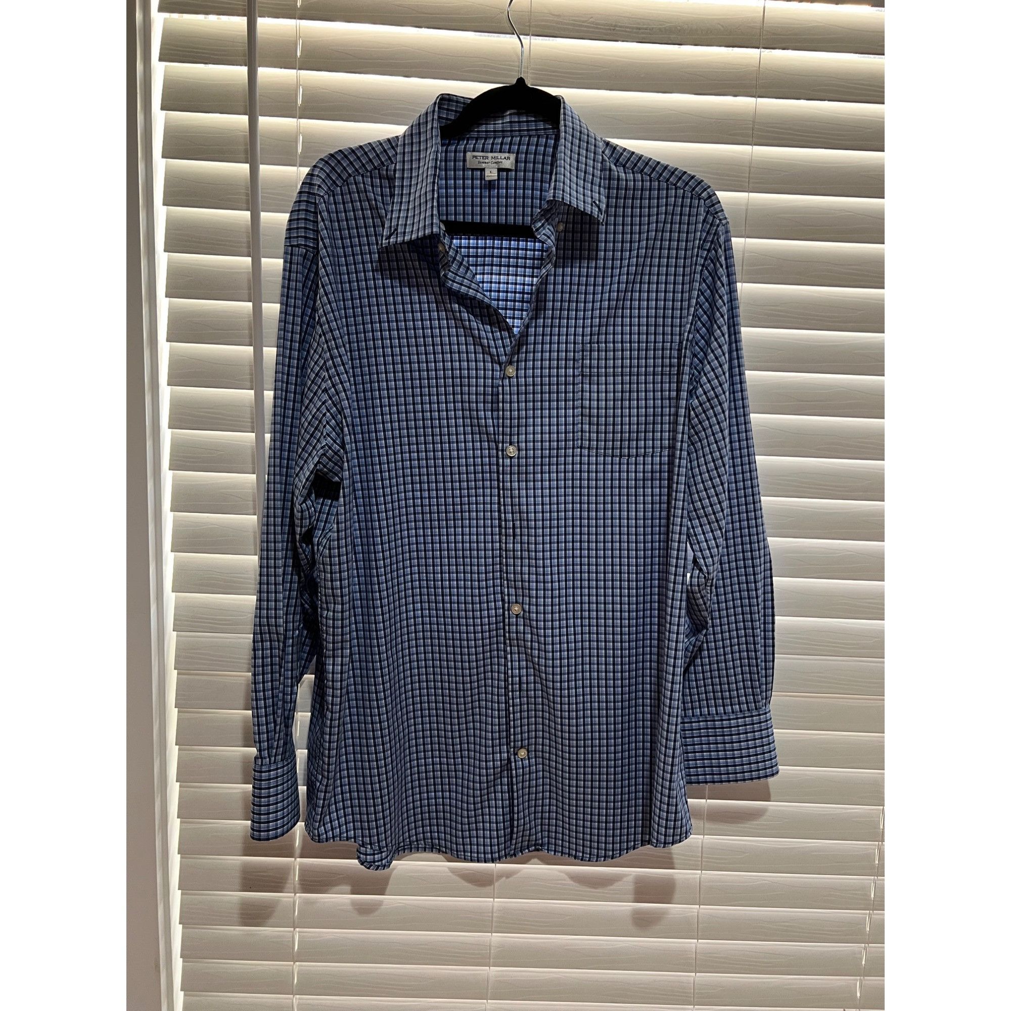 Peter Millar Peter Millar Summer Comfort Long Sleeve Button Up Shirt - Si Size US L / EU 52-54 / 3 - 1 Thumbnail