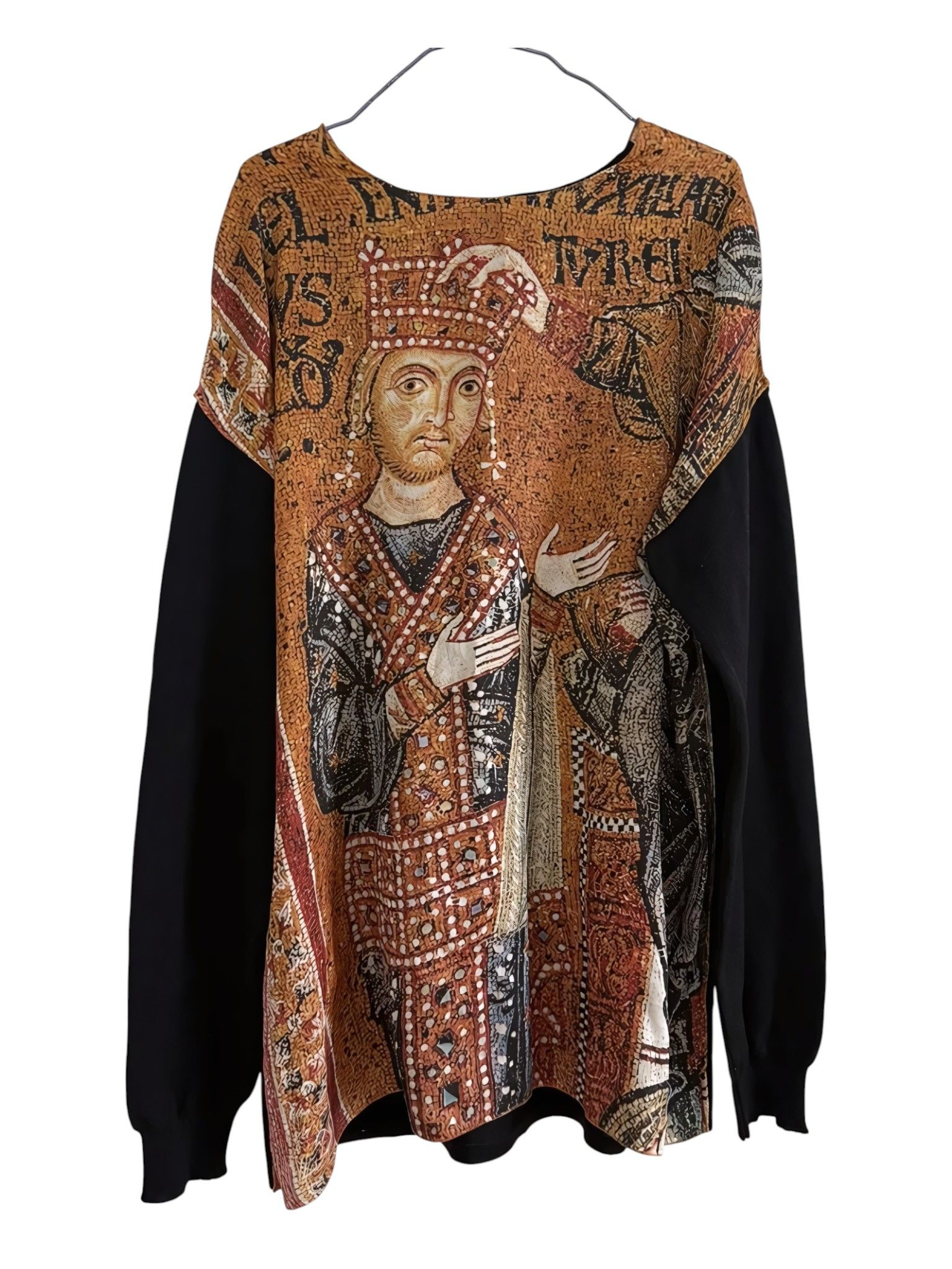 Dolce & Gabbana ARCHIVE F/W 2013 RUNWAY SILK PRINTED LONGSLEEVE