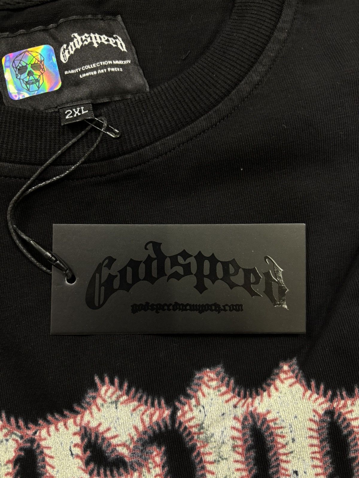 Godspeed Godspeed Strike Out Longsleeve, Black Size US XXL / EU 58 / 5 - 9 Thumbnail