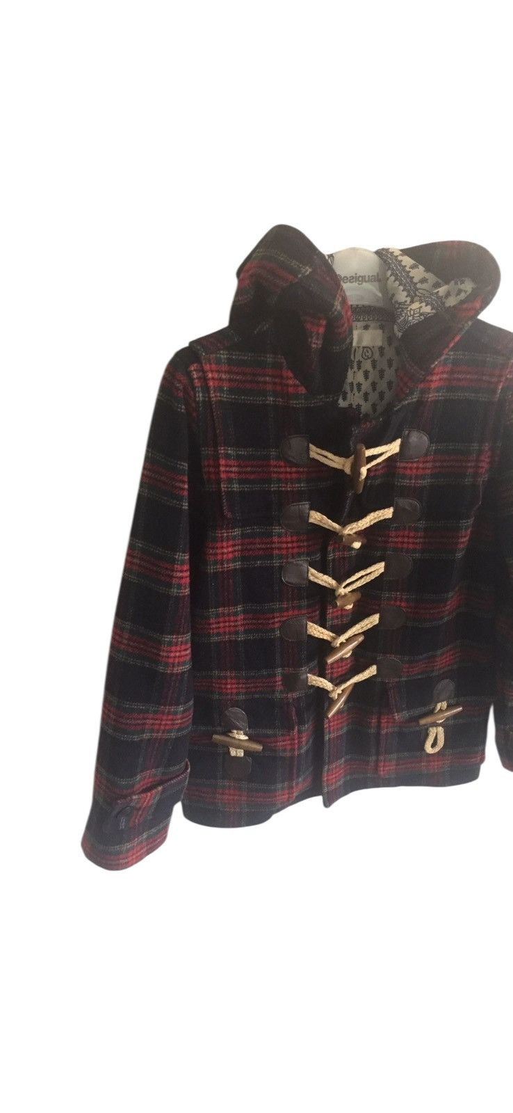 Issey Miyake Issey Miyake Ne Net Tartan Duffle Jacket Size US M / EU 48-50 / 2 - 6 Thumbnail