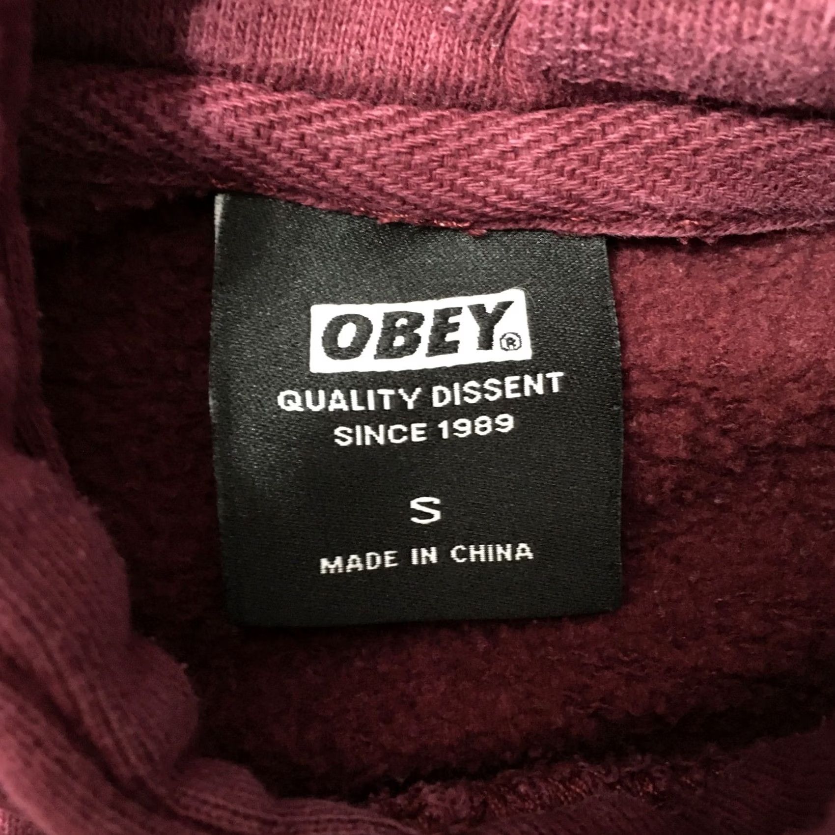 Obey OBEY Sweatshirt Mens Small PURPLE DOUBLE SIDED Pullover LOGO Size US S / EU 44-46 / 1 - 3 Thumbnail