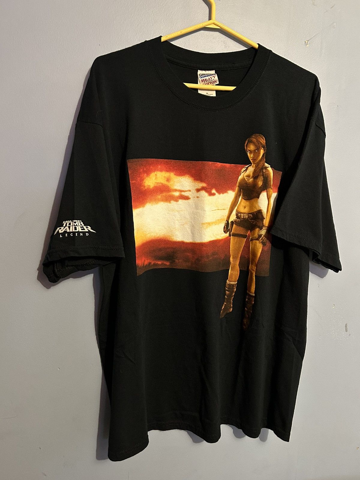 image of Tomb Raider Grail Travis Scott 2005 in Black, Men's (Size XL)