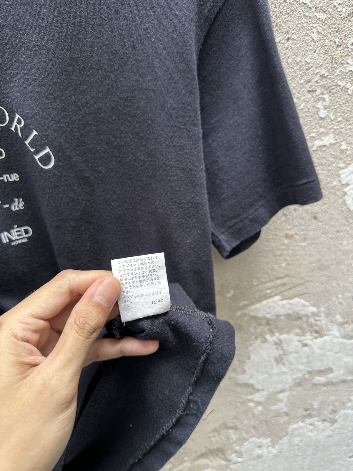 Yohji Yamamoto Vintage Ined World Homme Yohji Yamamoto Tshirt Size US S / EU 44-46 / 1 - 6 Thumbnail
