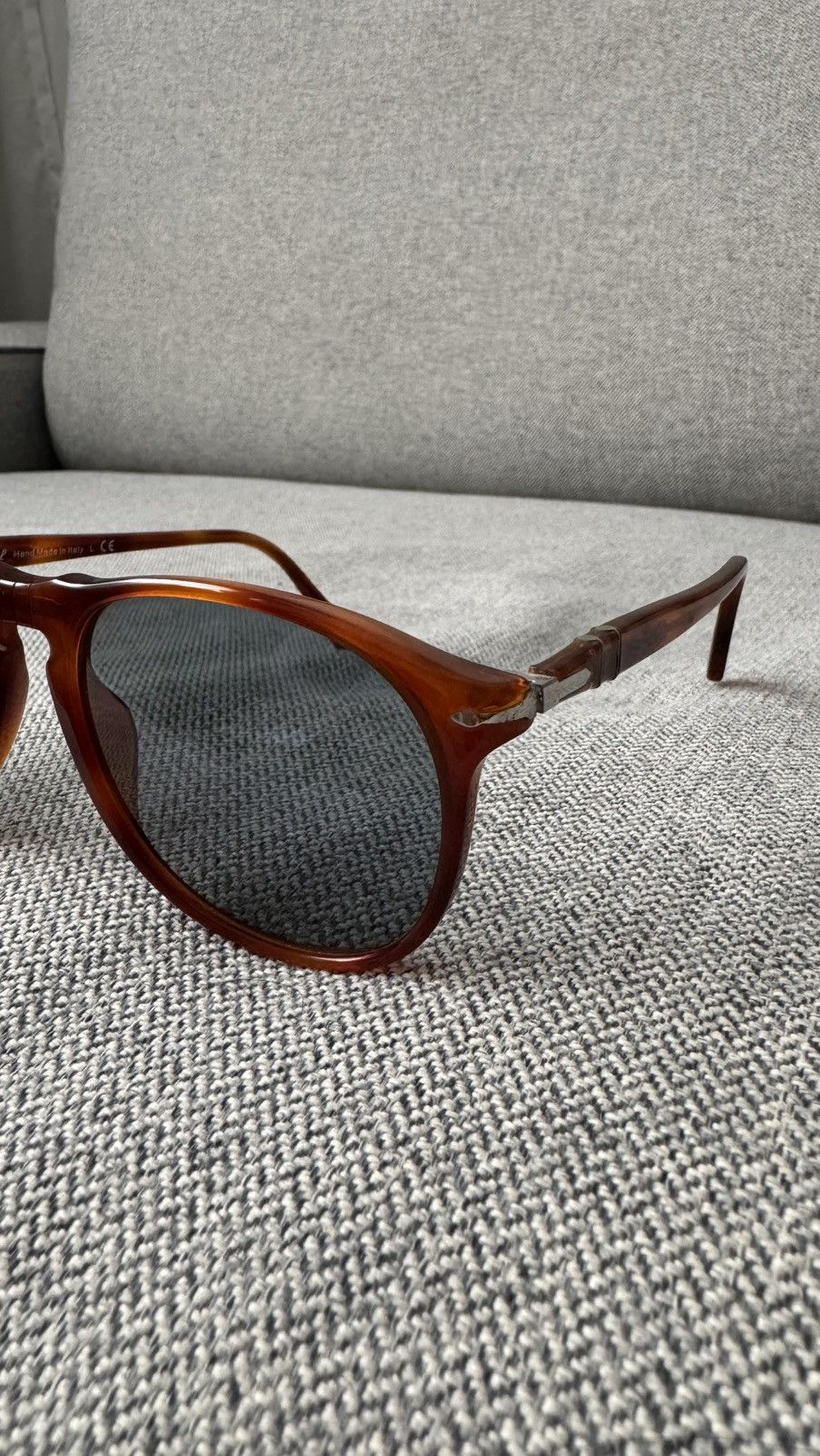 Persol Persol Brown Havana Sunglasses Classic Round Frame Size ONE SIZE - 6 Thumbnail