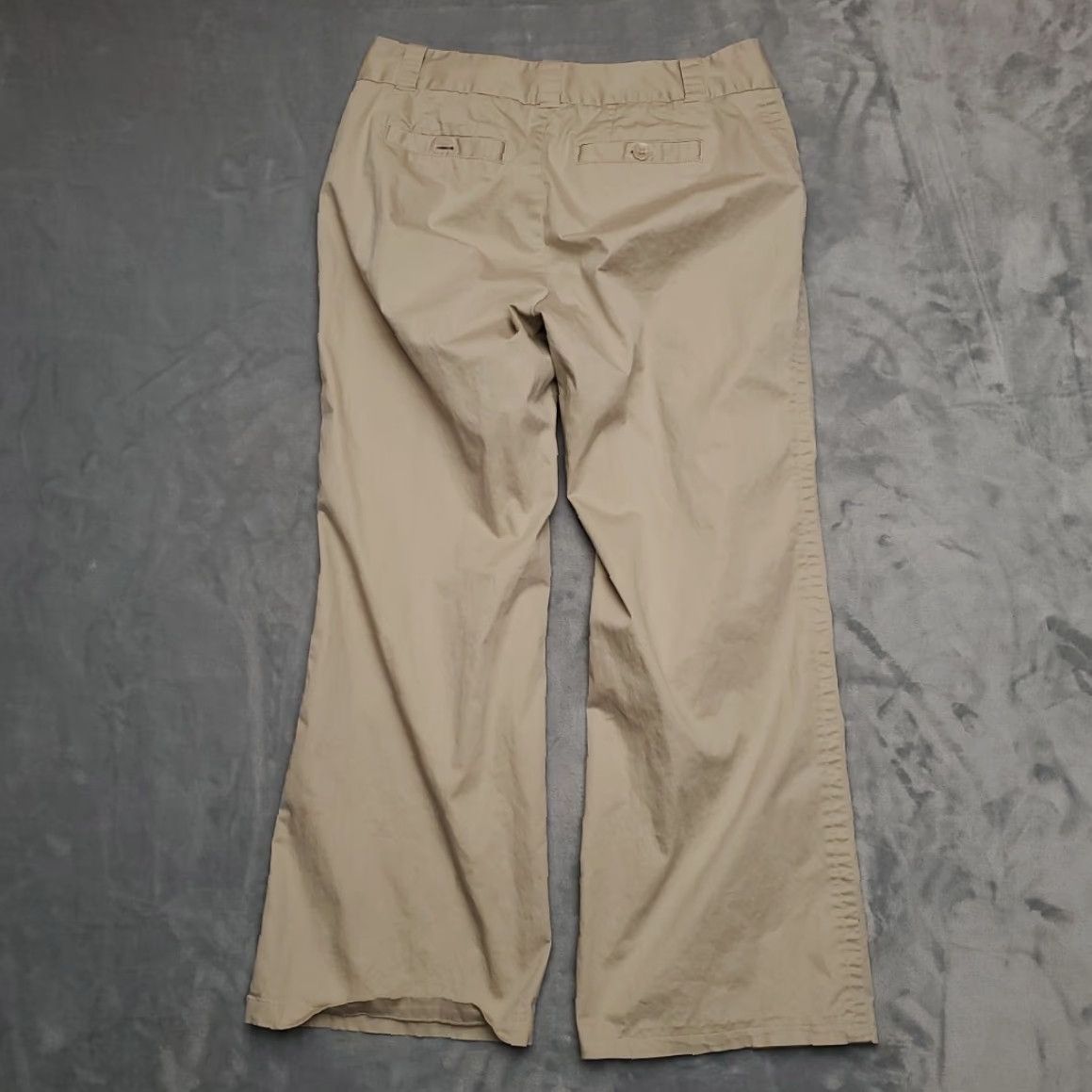 Eddie Bauer VINTAGE Eddie Bauer Pants Womens 10 Beige Blakely Fit Wide Leg Slight Stretch Casual Size 32" / US 10 / IT 46 - 5 Thumbnail