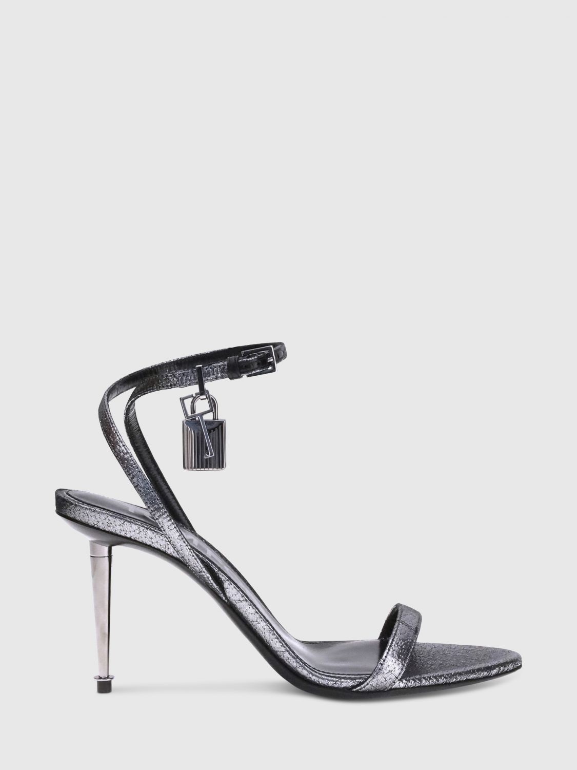 Tom Ford Tom Ford Heeled Sandal Woman Silver Size US 6 / IT 36 - 1 Thumbnail