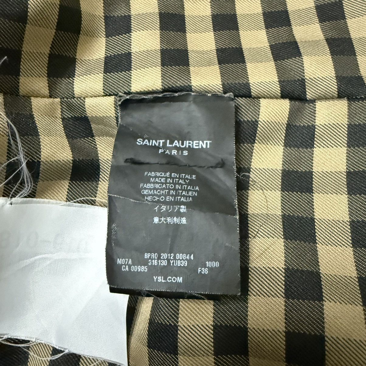 Saint Laurent Paris Saint Laurent Paris Trench Coat Size US S / EU 44-46 / 1 - 14 Thumbnail