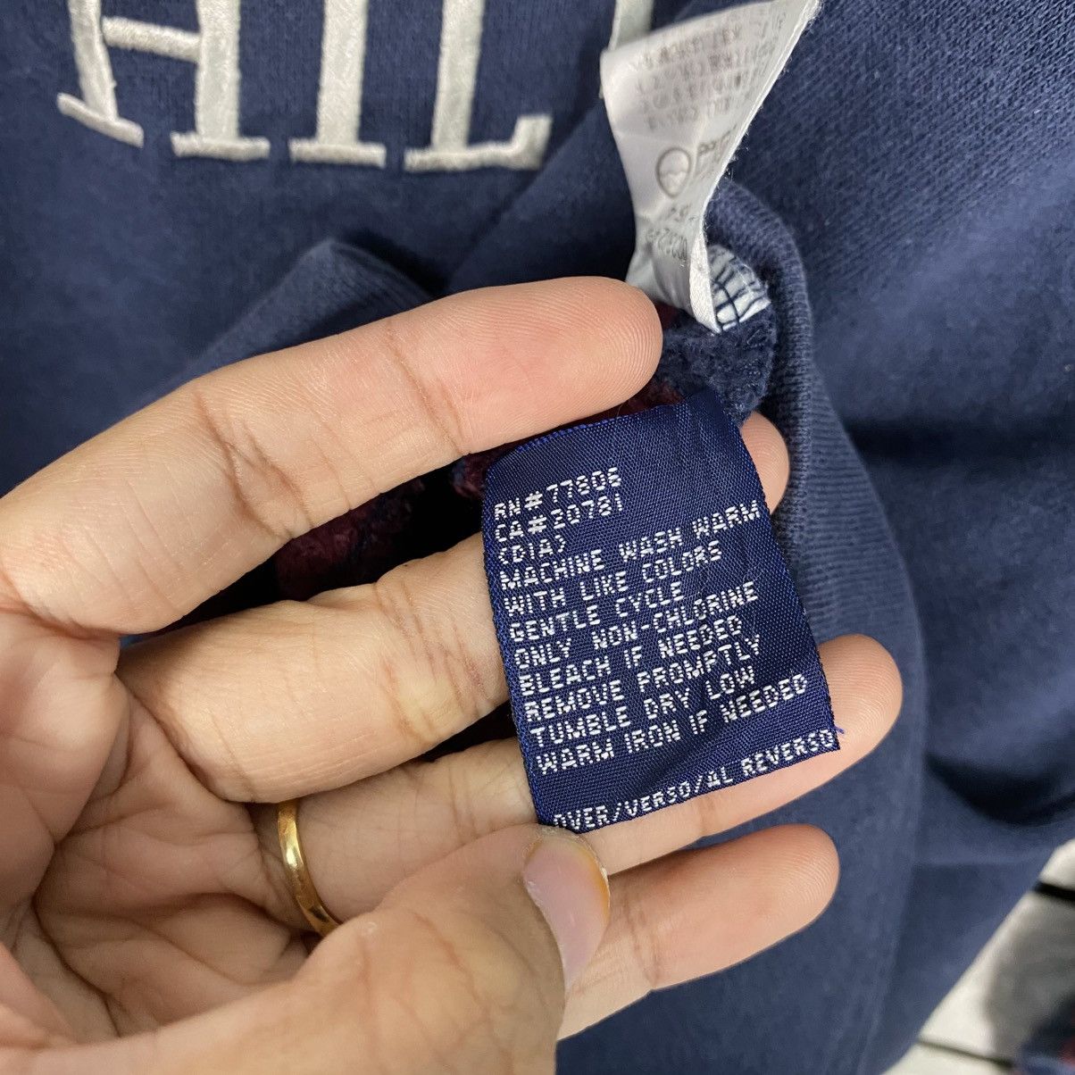 Japanese Brand 📌Vintage Polo Rugby Collar Sweatshirt Tommy Hilfiger Rare Size US L / EU 52-54 / 3 - 18 Thumbnail