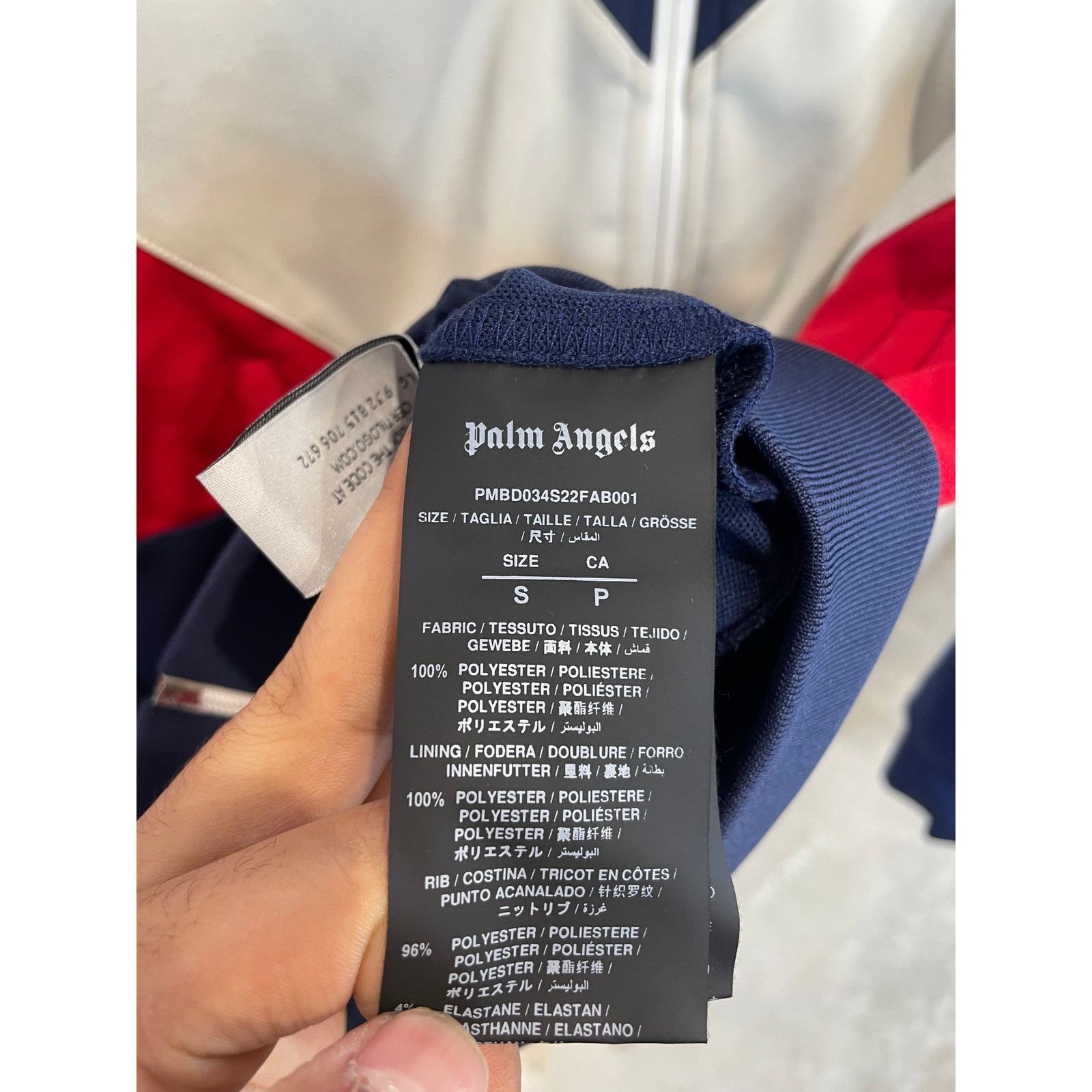 Palm Angels Palm Angels Track Jacket Navy White Red Used Small Size US S / EU 44-46 / 1 - 4 Thumbnail