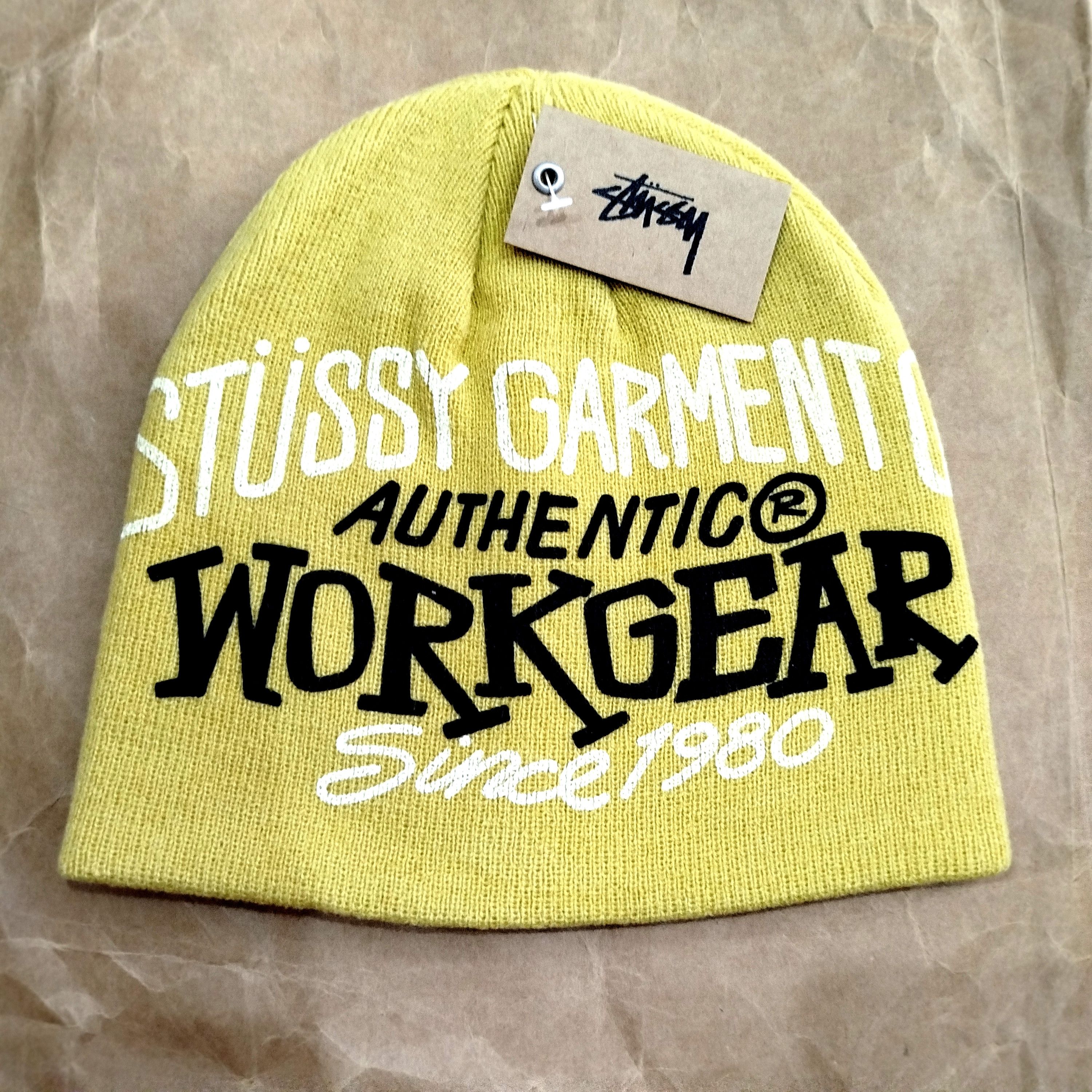 STUSSY WORKGEAR PRINT SKULLCAP