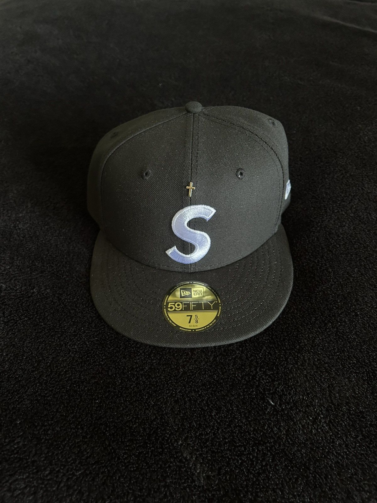 Supreme Supreme Gold Cross S Logo New Era Fitted Hat | Grailed