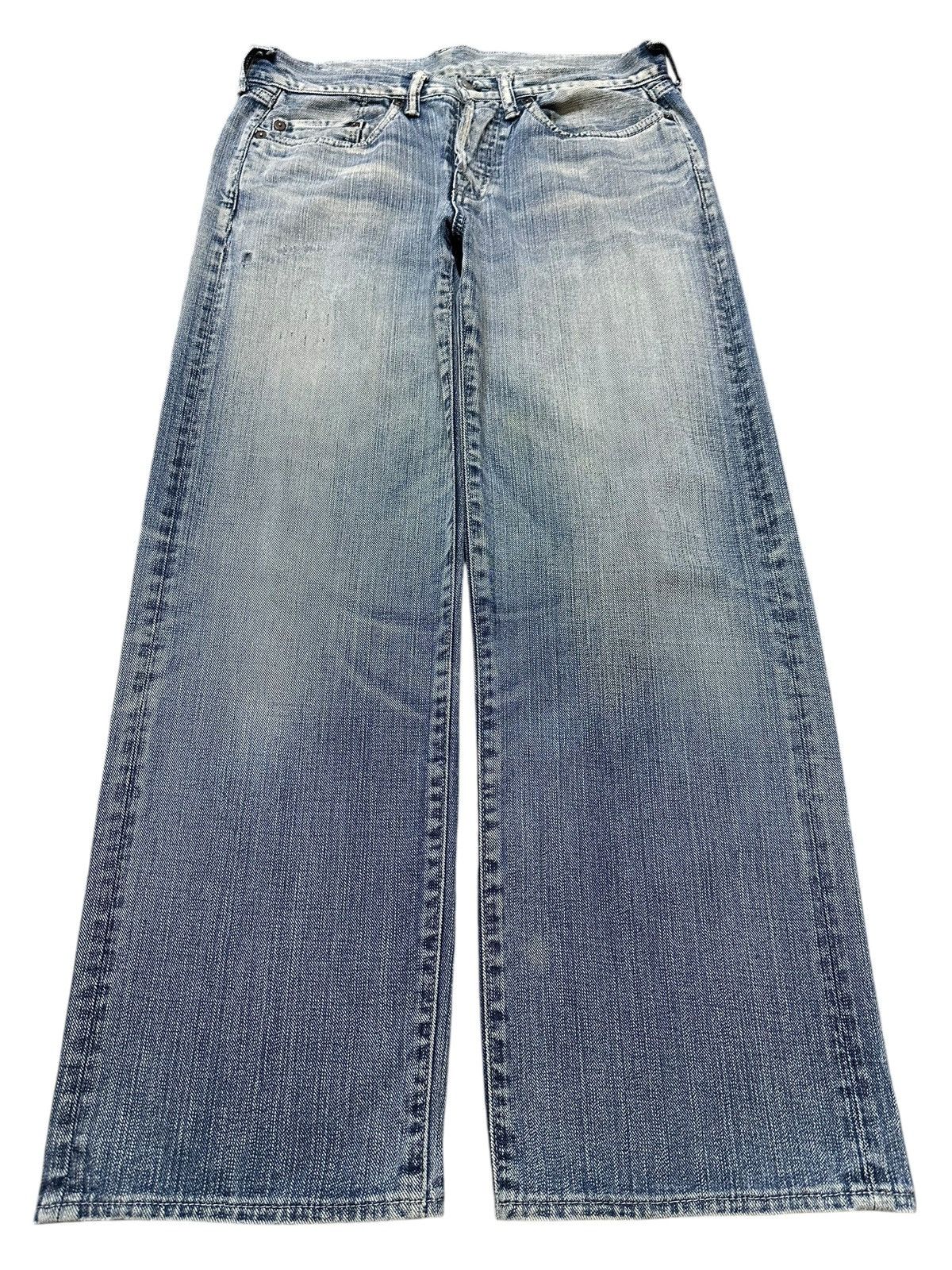 45rpm Vintage Japan 45Rpm Blue Faded Wash Style Loose Jeans Size US 30 / EU 46 - 1 Thumbnail
