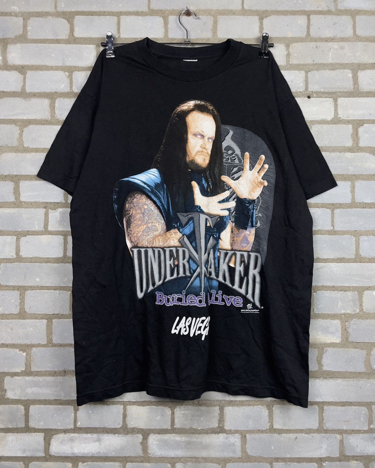 WWF Under Taker Las Vegas rare Wrestling WWF 1998 T-shirt Size US XL / EU 56 / 4 - 2 Thumbnail