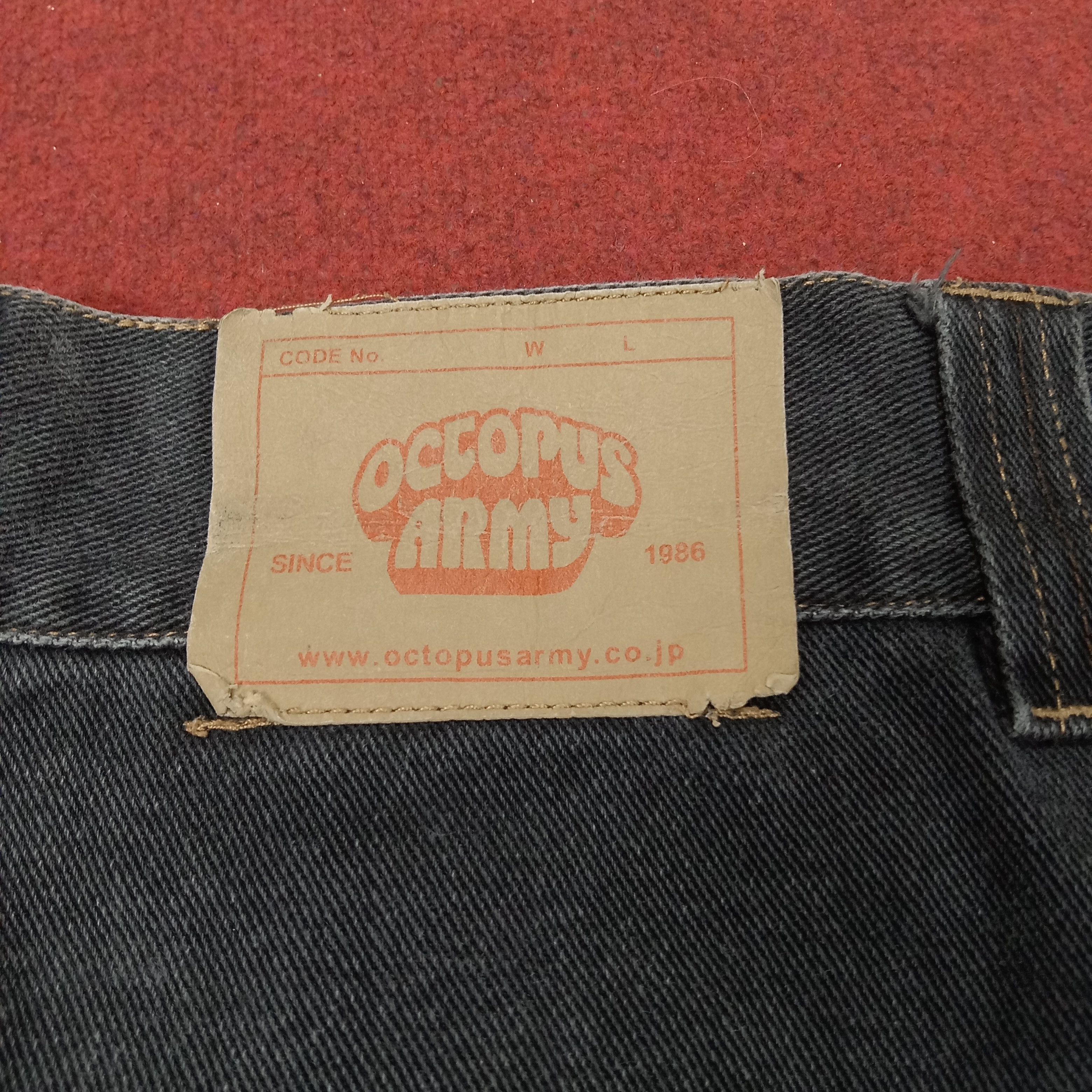 Japanese Brand × Vintage Octopus Army Streetwear Skater Fashion Style Jeans Size US 32 / EU 48 - 15 Thumbnail