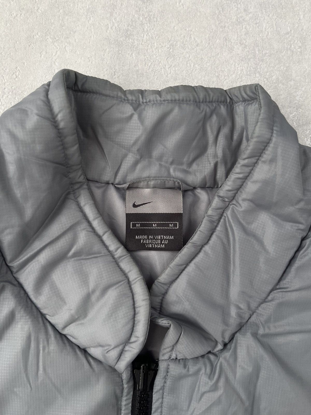 90’s NIKE RETRO NYLON LIGHT PUFFER JACKET SWOOSH LOGO Y2K