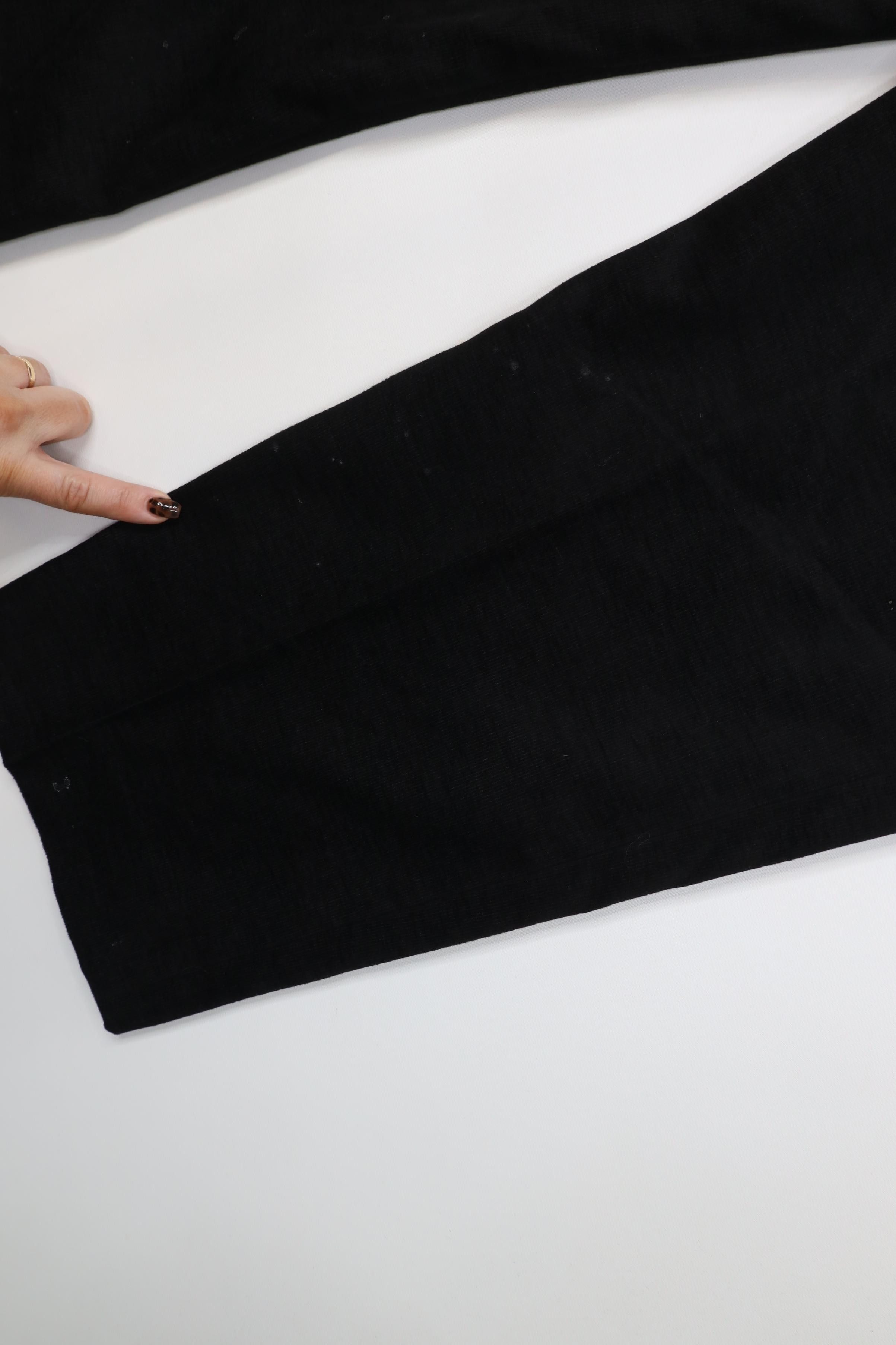 Vintage Vintage 90s Y2K Streetwear Corduroy Wide Leg Pants Black Size US 38 / EU 54 - 15 Thumbnail