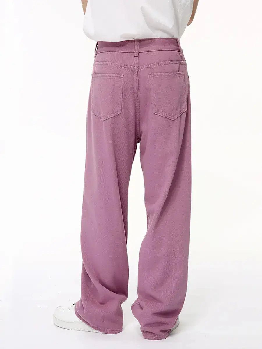 Japanese Brand Retro loose straight leg high street jeans Size US 32 / EU 48 - 3 Thumbnail