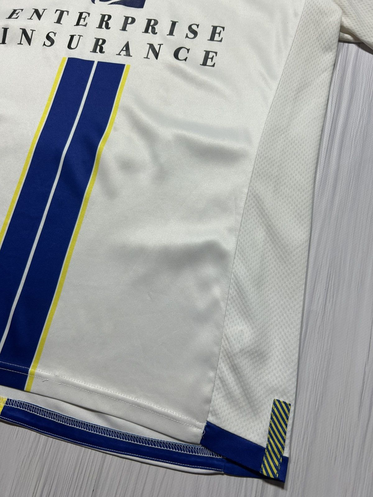 Macron Leeds United 2013 2014 Macron Soccer Jersey Size US L / EU 52-54 / 3 - 4 Thumbnail
