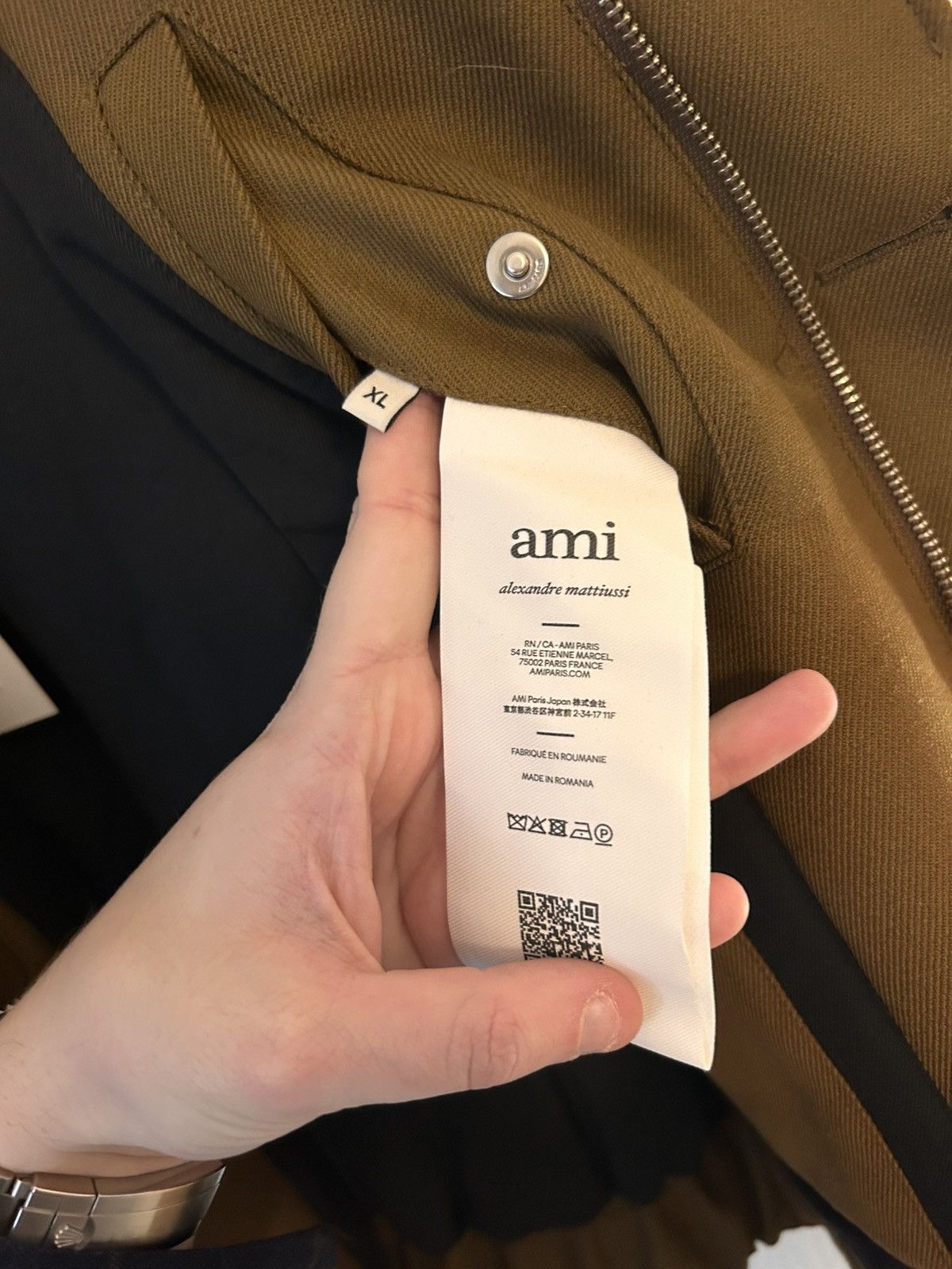 AMI AMI Paris Logo Bomber Jacket Size US XL / EU 56 / 4 - 8 Thumbnail