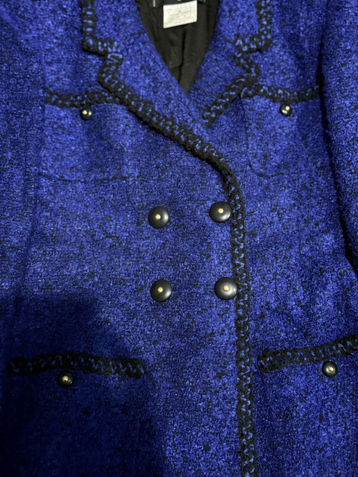Chanel RARE Most wanted Chanel 1995 Double Breasted Tweed Jacket Size XS / US 0-2 / IT 36-38 - 6 Thumbnail