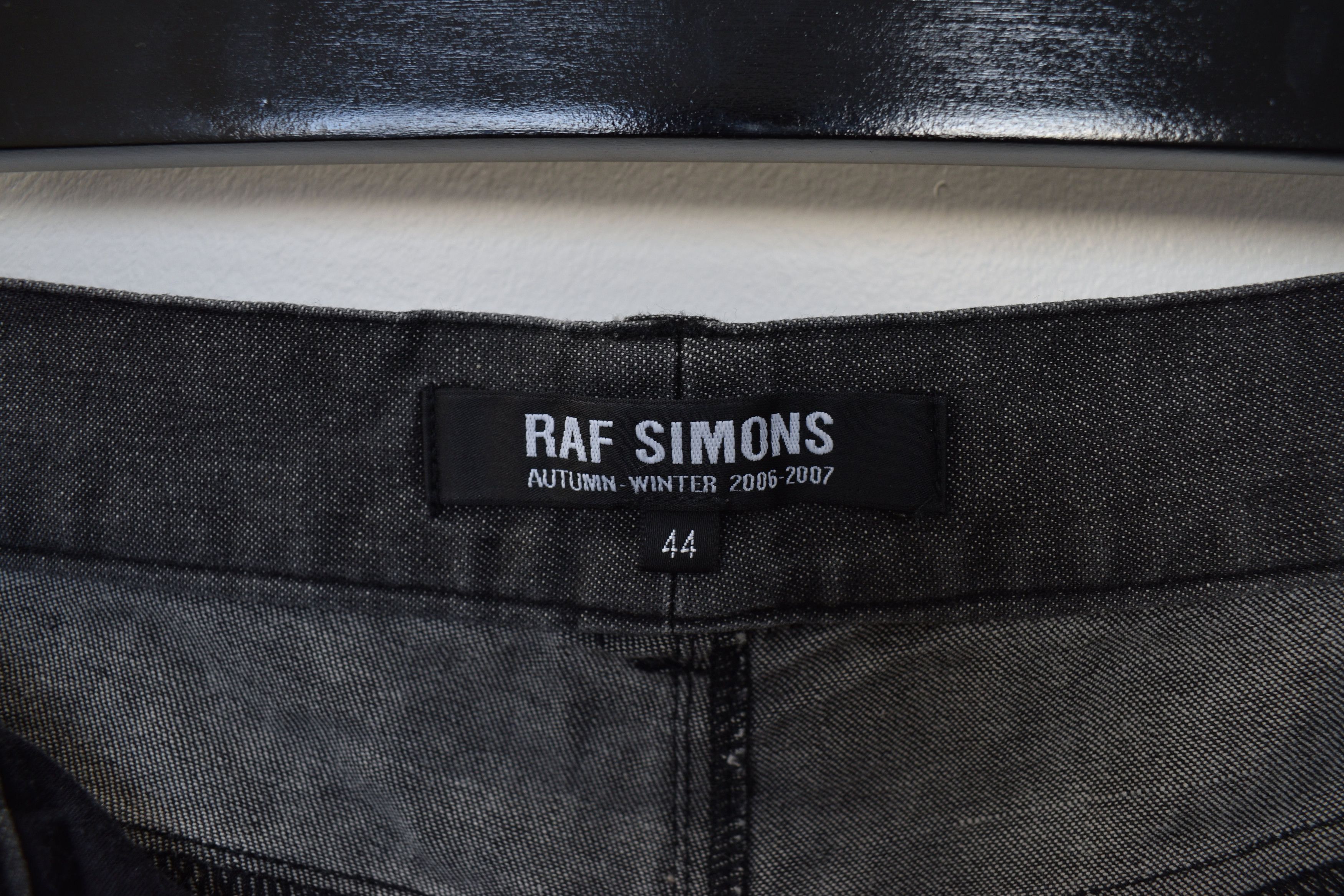Raf Simons Raf Simons AW06-07 Satin Stripe Skinny Jeans Faded Denim Size US 28 / EU 44 - 3 Thumbnail