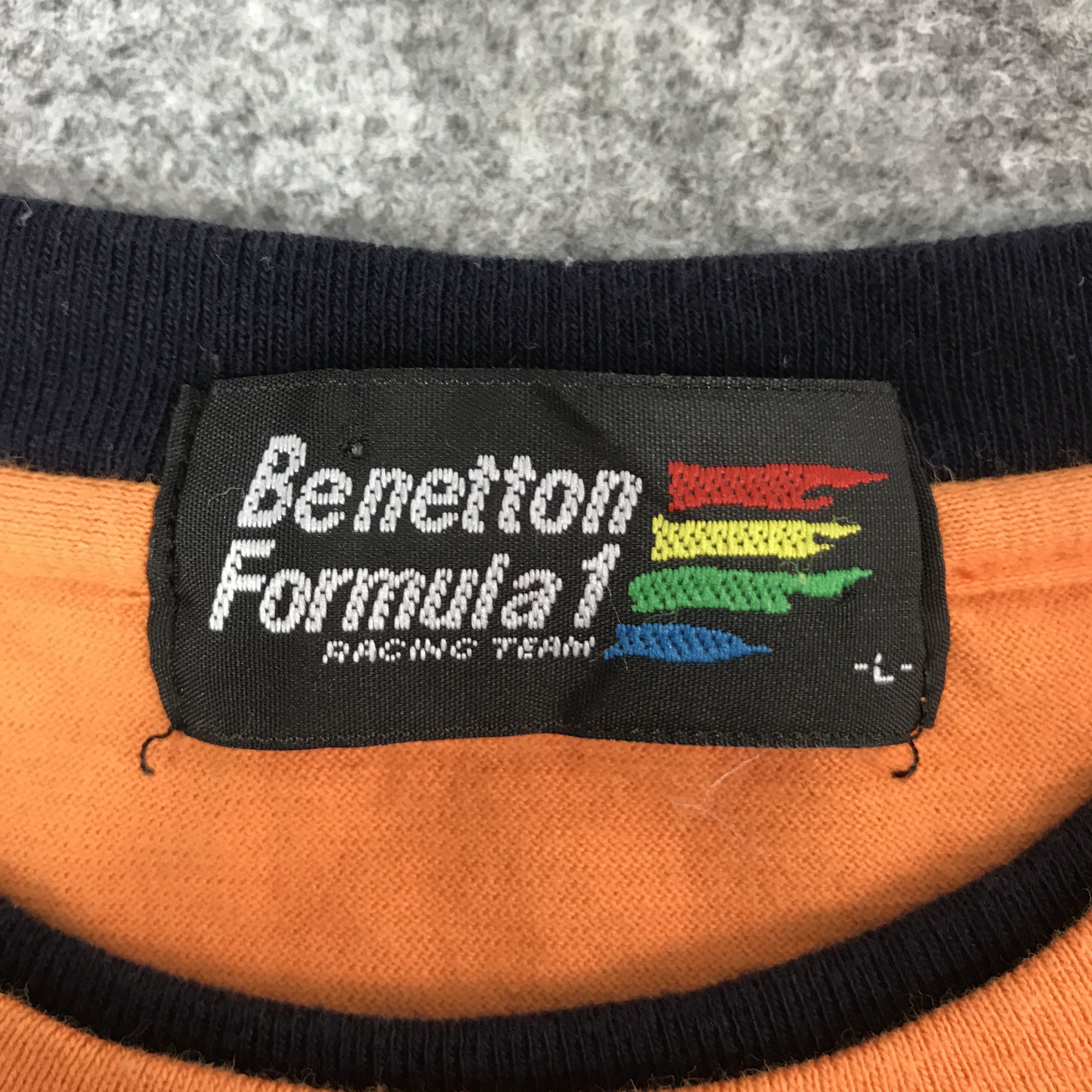 Benetton benetton formula 1 racing team tshirts Size US L / EU 52-54 / 3 - 10 Thumbnail