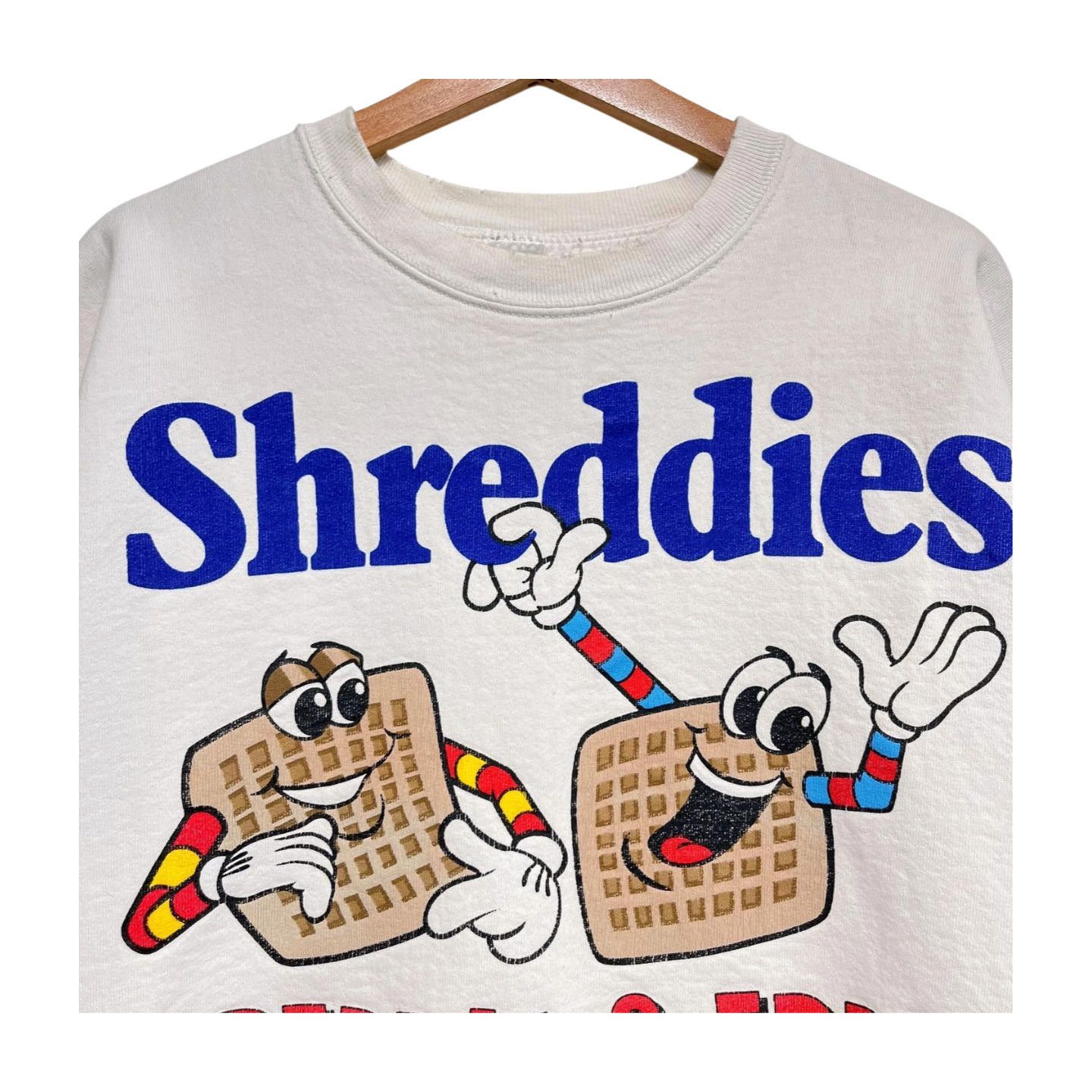 Fruit Of The Loom × Vintage Vintage 90s Shreddies Sweatshirt M Freddie Eddie Size US M / EU 48-50 / 2 - 2 Thumbnail