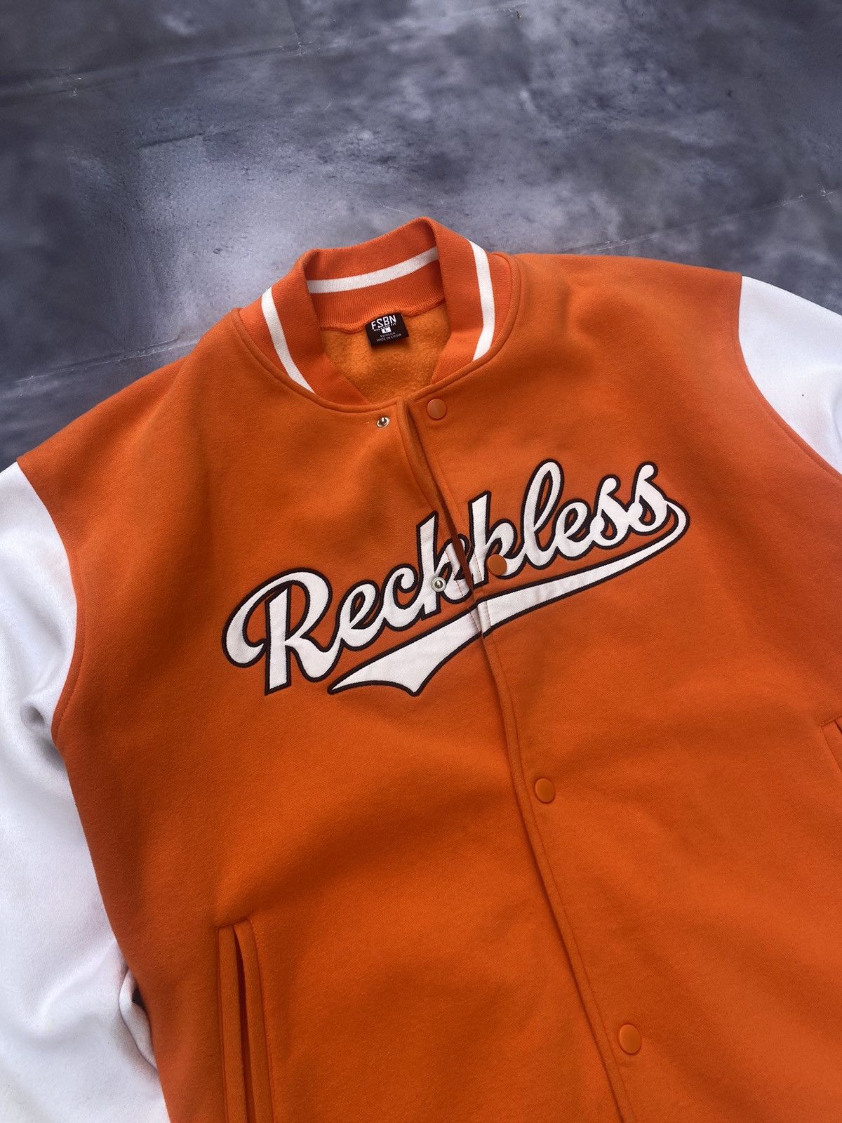 Japanese Brand × Vintage Reckless Athletic 92 MLB Varsity Bomber Vintage Size US L / EU 52-54 / 3 - 4 Thumbnail