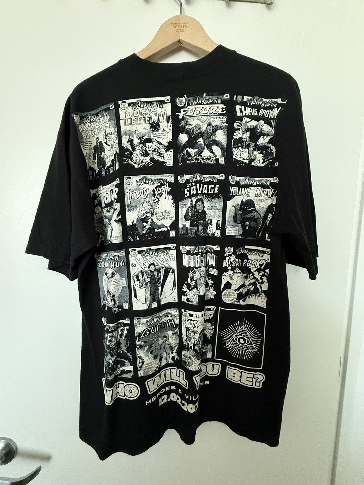 Metro Boomin × Rap Tees Metro Boomin x Young Nudy Heroes and Villains T-Shirt Size US L / EU 52-54 / 3 - 2 Thumbnail