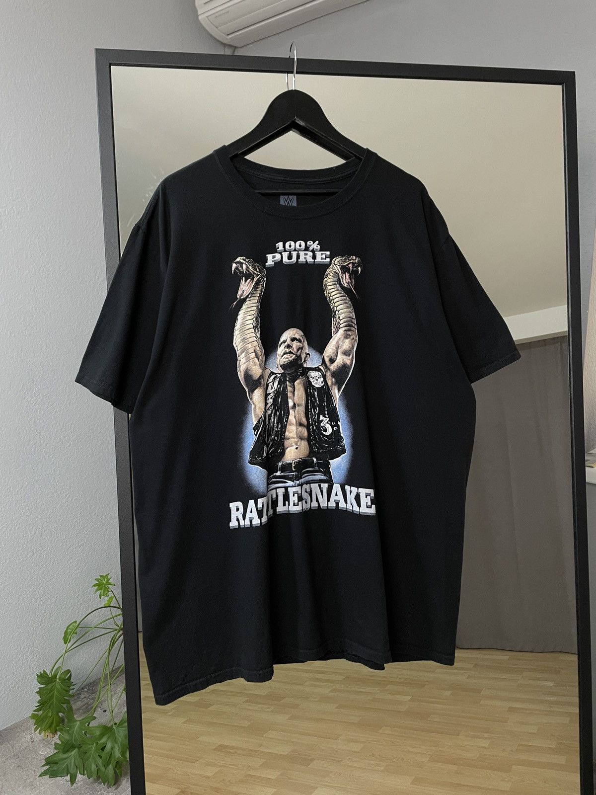 Vintage Stone Cold Steve Austin Rattlesnake Tee WWF WWO