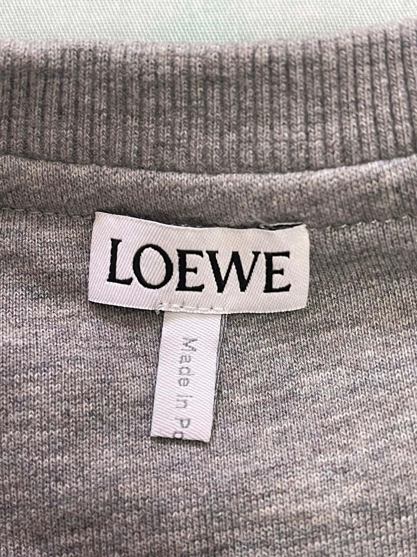 Loewe Loewe new unisex gray regular fit sweatshirt M Size US M / EU 48-50 / 2 - 5 Thumbnail