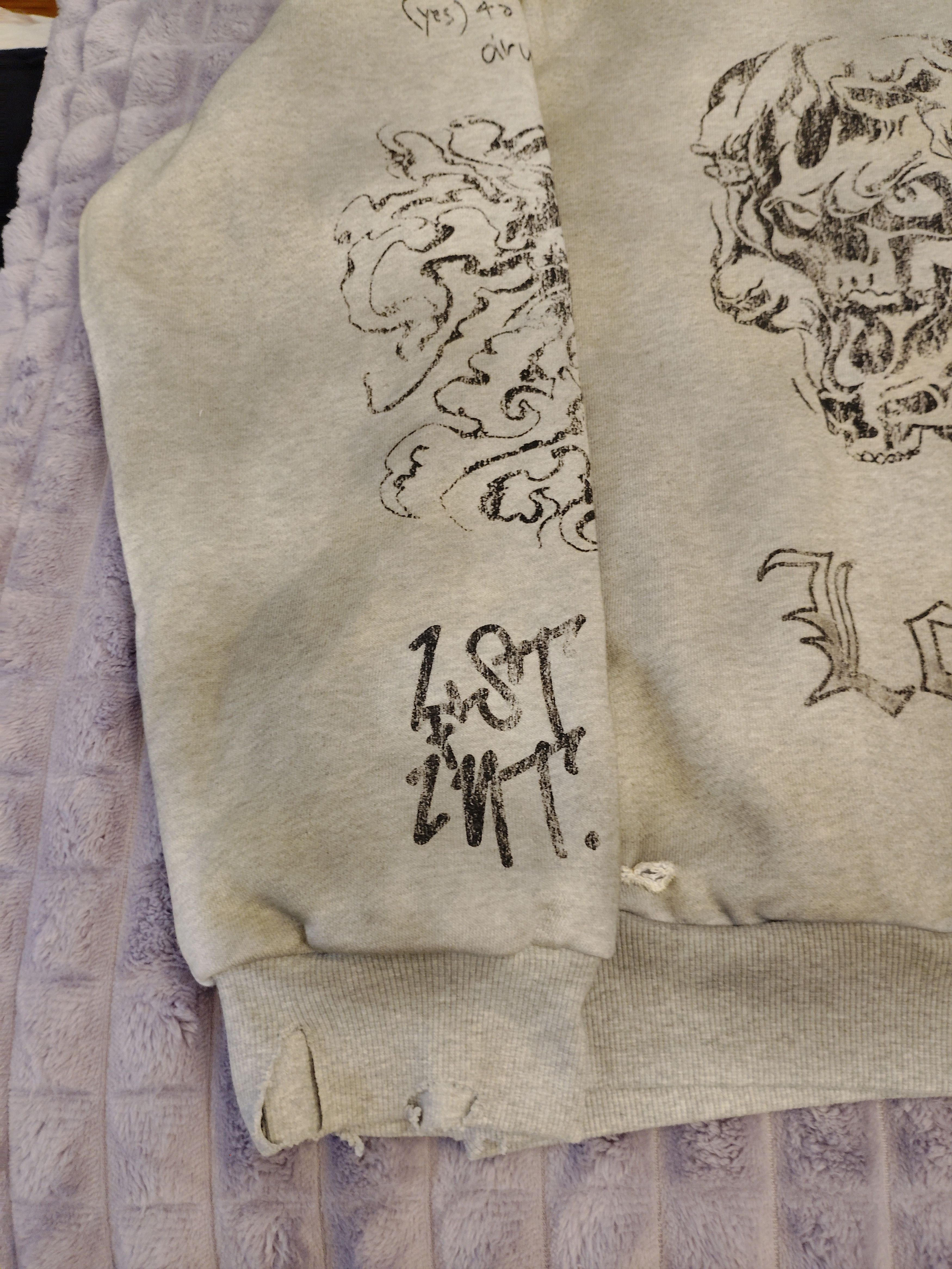 LOST INTRICACY Lost Intricacy Gray Lost Memories Hoodie Size US XXL / EU 58 / 5 - 9 Thumbnail