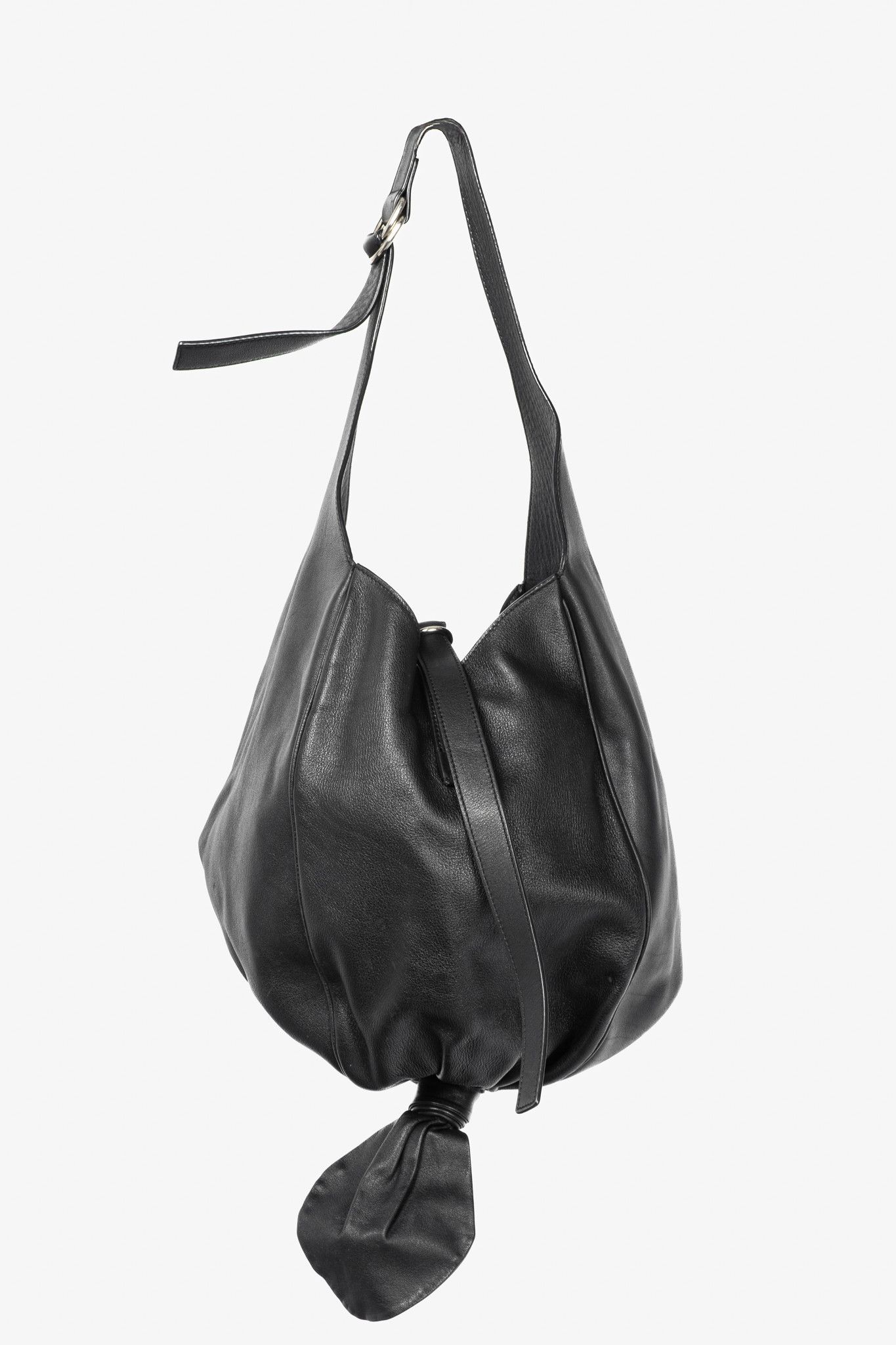 JW Anderson J.W. Anderson AW17 Black Leather Knot Hobo Size ONE SIZE - 2 Thumbnail