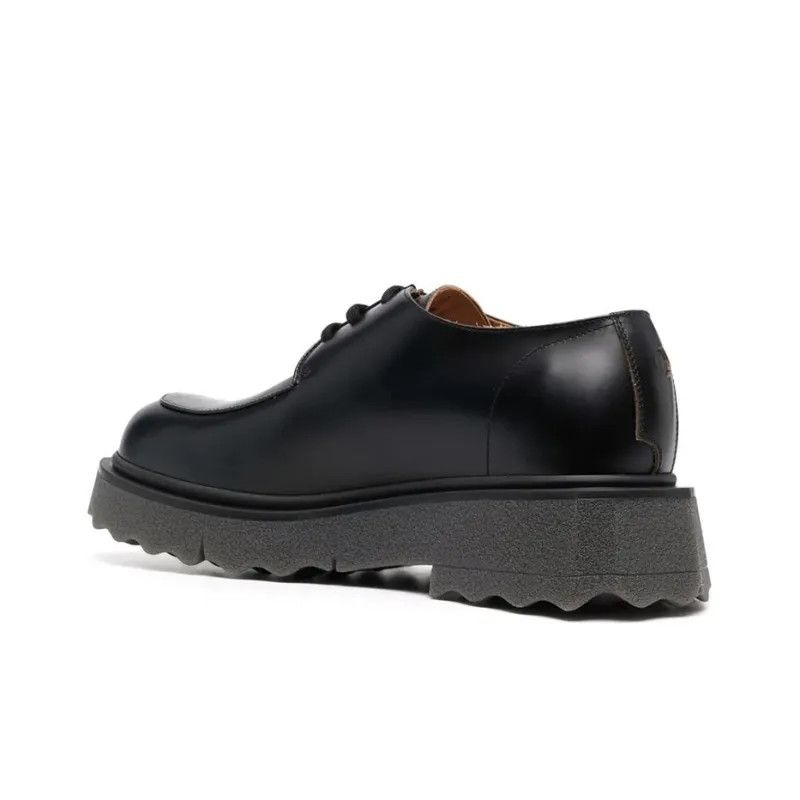 Off-White o1rshd1 Sponge Sole Leather Paraboot in Black Size US 10 / EU 43 - 4 Thumbnail
