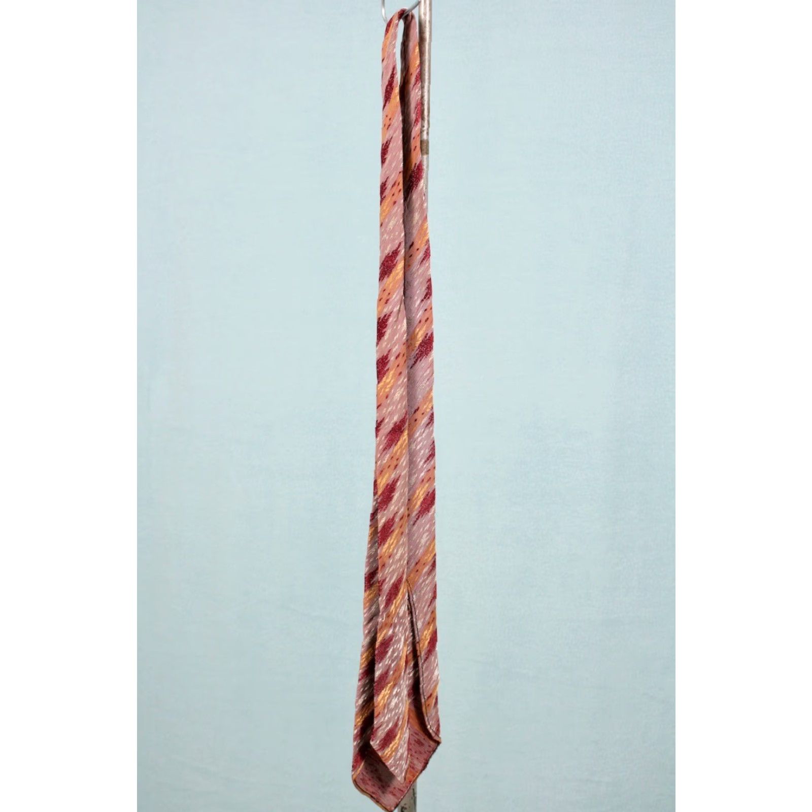 Vintage VTG 1930s Red & Yellow Abstract Pattern Necktie Men’s Tie 30s Rayon Vintage Condition Mens Size ONE SIZE - 4 Thumbnail