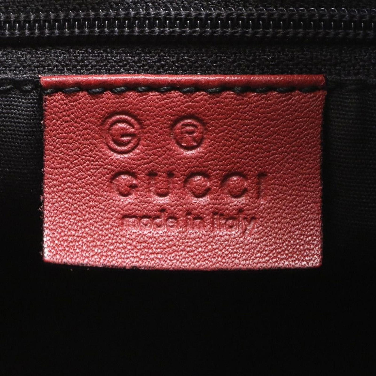 Gucci Gucci - Red Monogram Canvas Shoulder Bag Size ONE SIZE - 6 Thumbnail