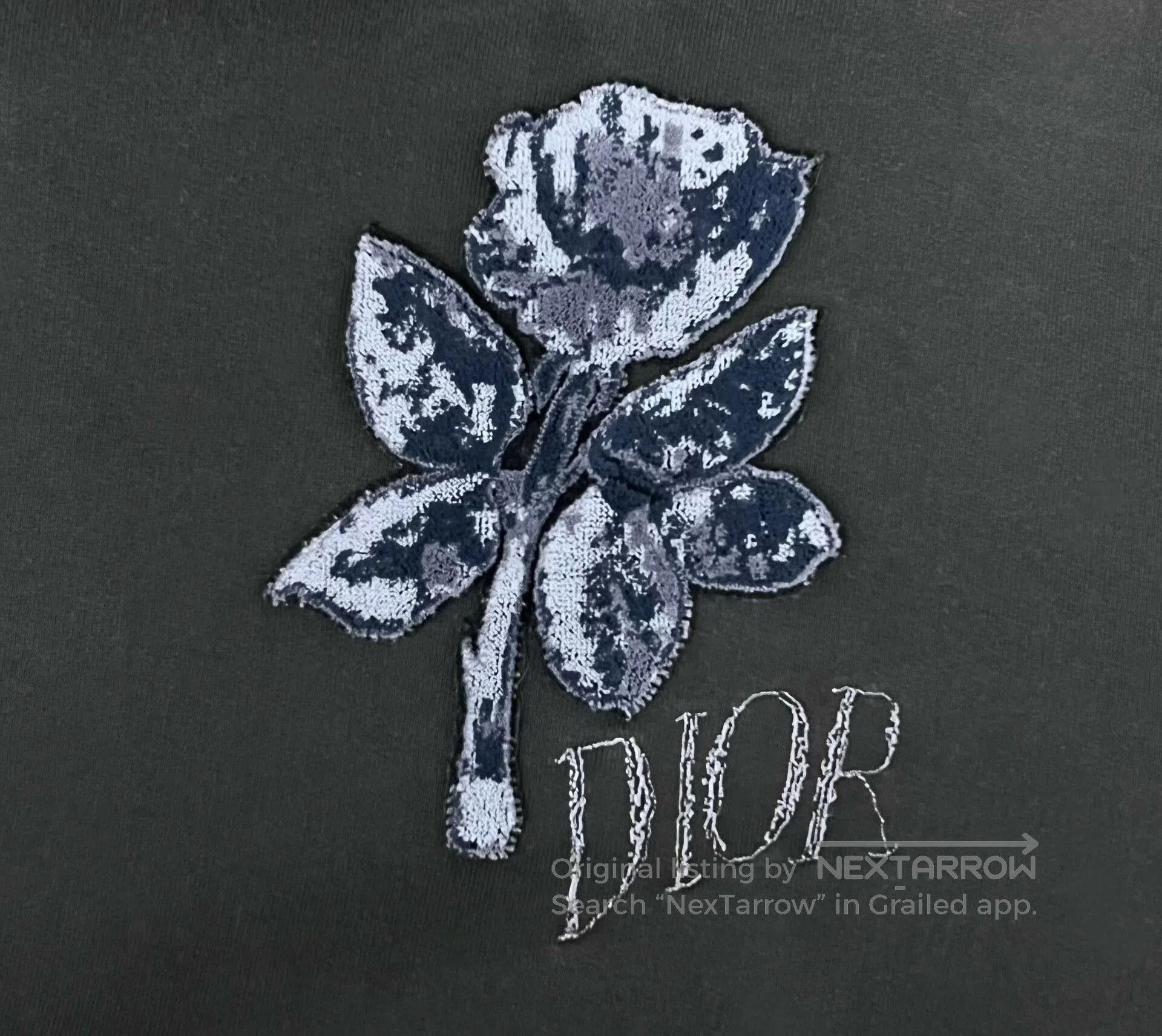 Dior Dior New Brown-Green Washed Embroidered Hoodie. Size M / US 6-8 / IT 42-44 - 5 Thumbnail
