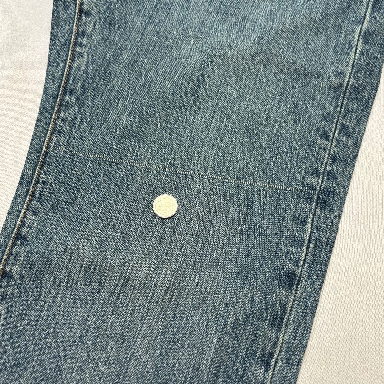 Sid Mashburn $185 Sid Mashburn Light Wash Denim 32x32 Slim Straight Jeans Size US 32 / EU 48 - 11 Thumbnail