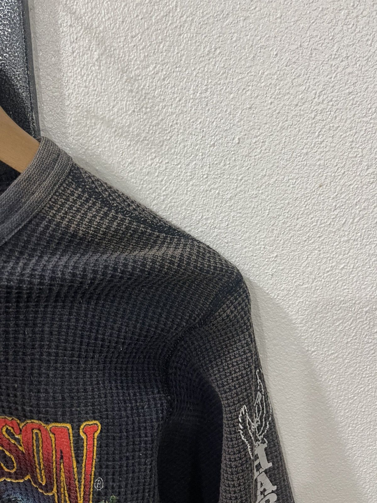Harley Davidson Vintage Harley Davidson Longsleeve Distressed Knit Size US S / EU 44-46 / 1 - 14 Thumbnail