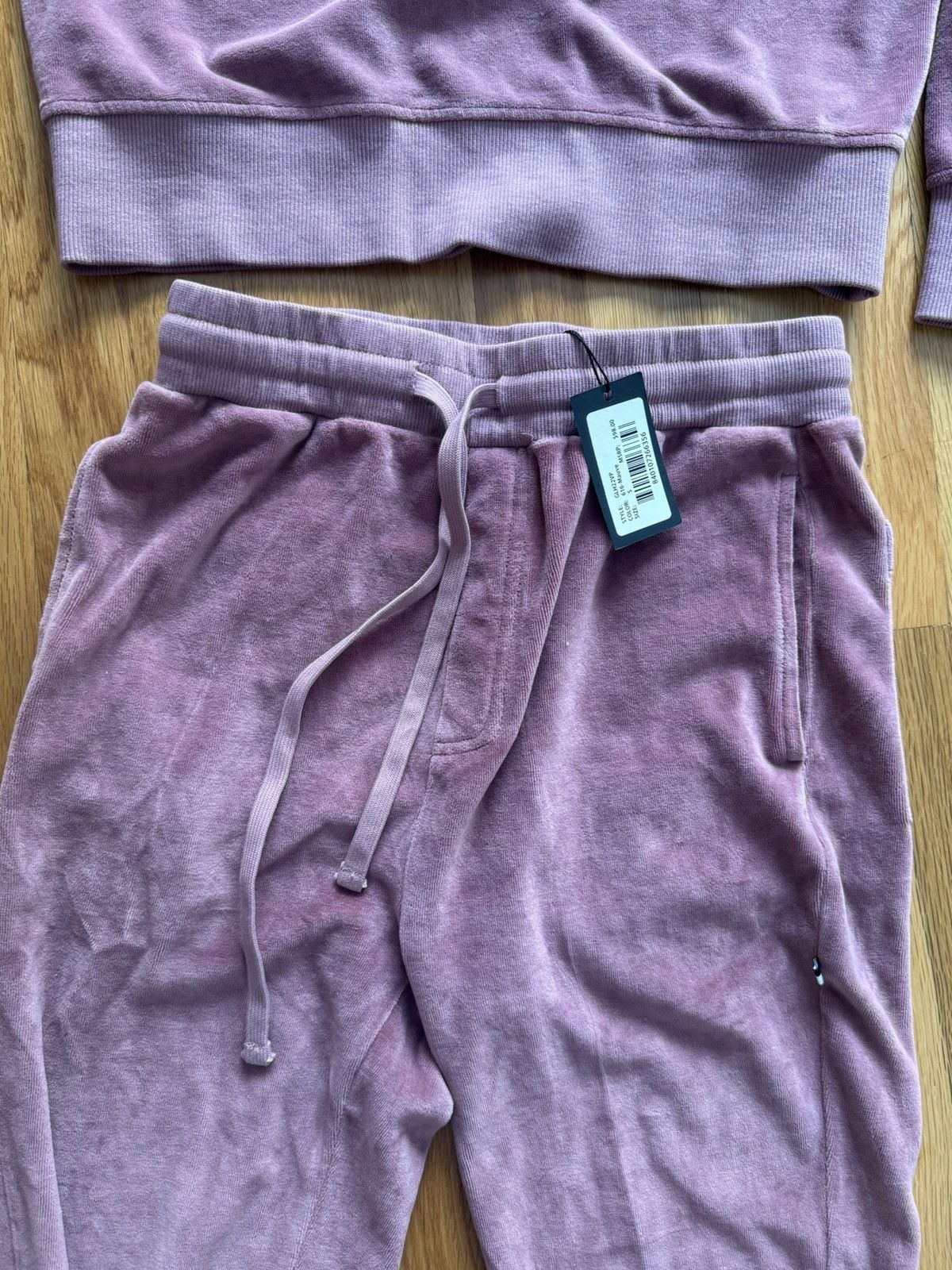 Goodlife Goodlife Velour Sweatsuit Sweatpants & Sweatshirt Set NWT Size US S / EU 44-46 / 1 - 3 Thumbnail