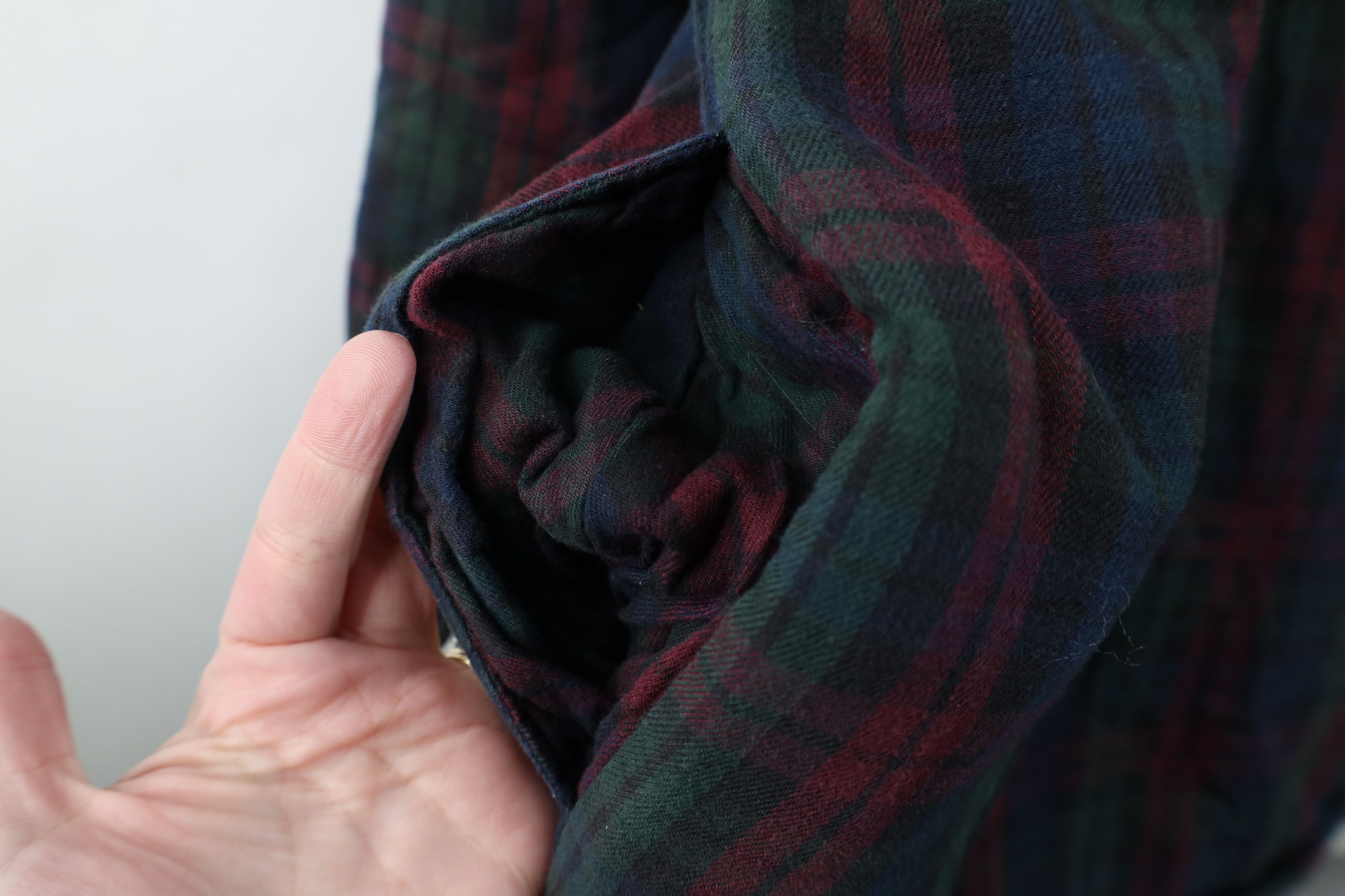 Vintage Vintage 90s Streetwear Fleece Lined Flannel Shirt Jacket Jac Size US L / EU 52-54 / 3 - 11 Thumbnail
