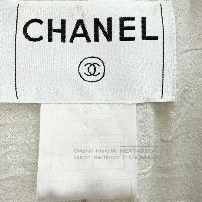 Chanel Chanel White Jacket for Women . Size XXS / US 00 / IT 34 - 2 Thumbnail