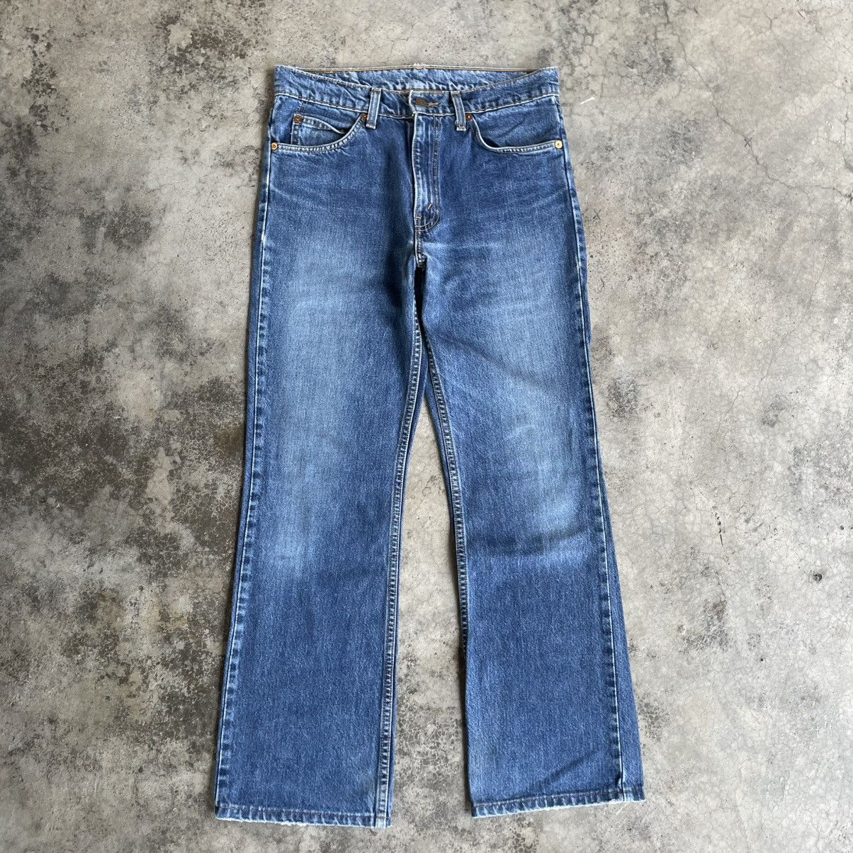 Levi's Vintage Clothing 🔥Vintage Levis 617 Orange Tab Stoned Washed Distress Jeans Size US 31 - 1 Thumbnail