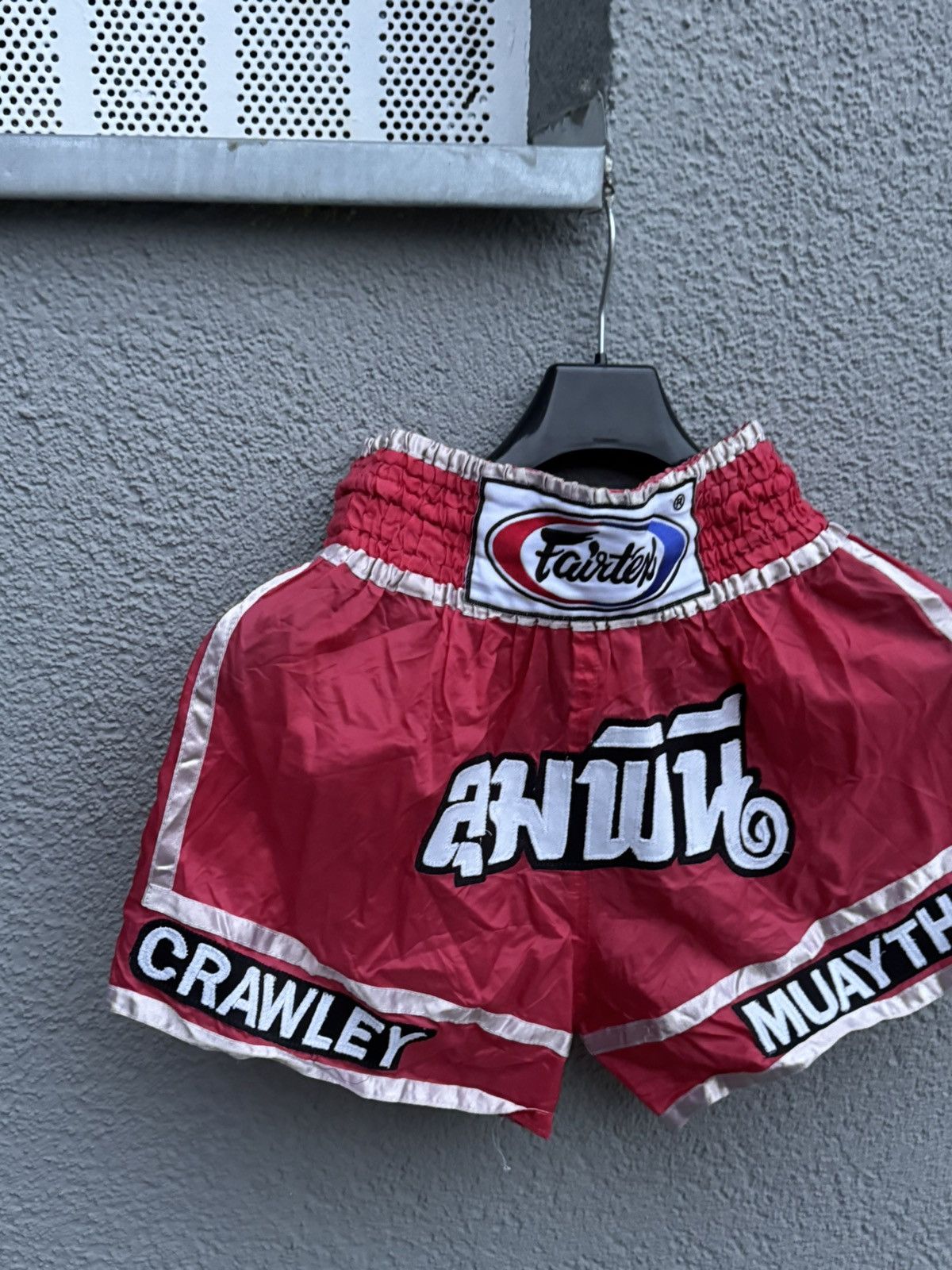 Japanese Brand × Vintage Vintage Fairtex Muay Thai Boxing Shorts Pants Kickboxing Size US 30 / EU 46 - 2 Thumbnail