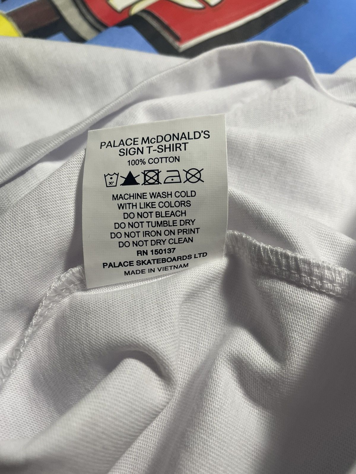 Palace Palace X Mcdonalds sign T-shirt | Grailed