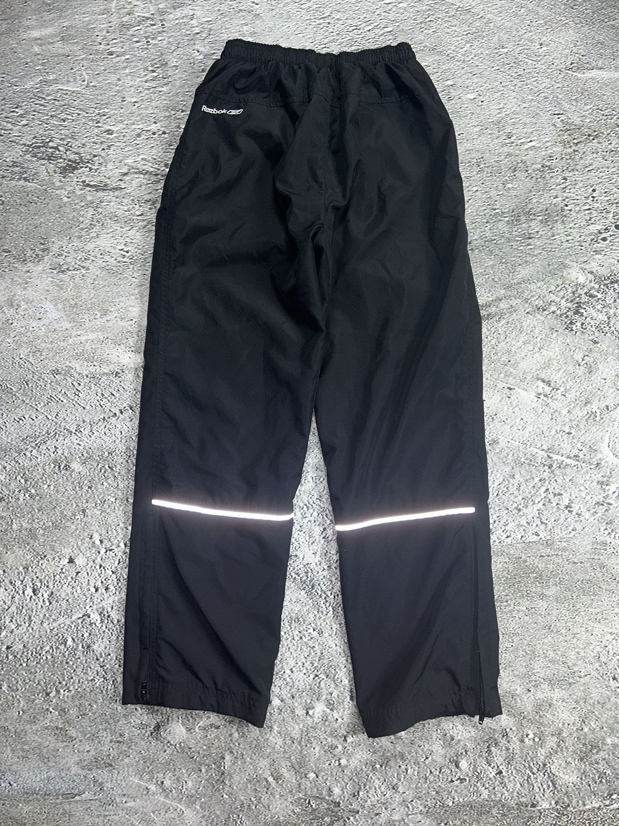 Reebok Reebok nylon track pants parachute black Y2K reflective Size US 30 / EU 46 - 6 Thumbnail