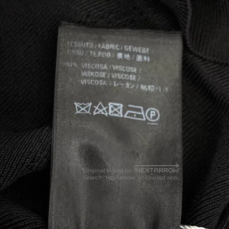 Balenciaga Balenciaga Black Logo Subtle Pattern Round Neck Knitwear Size US XS / EU 42 / 0 - 7 Thumbnail