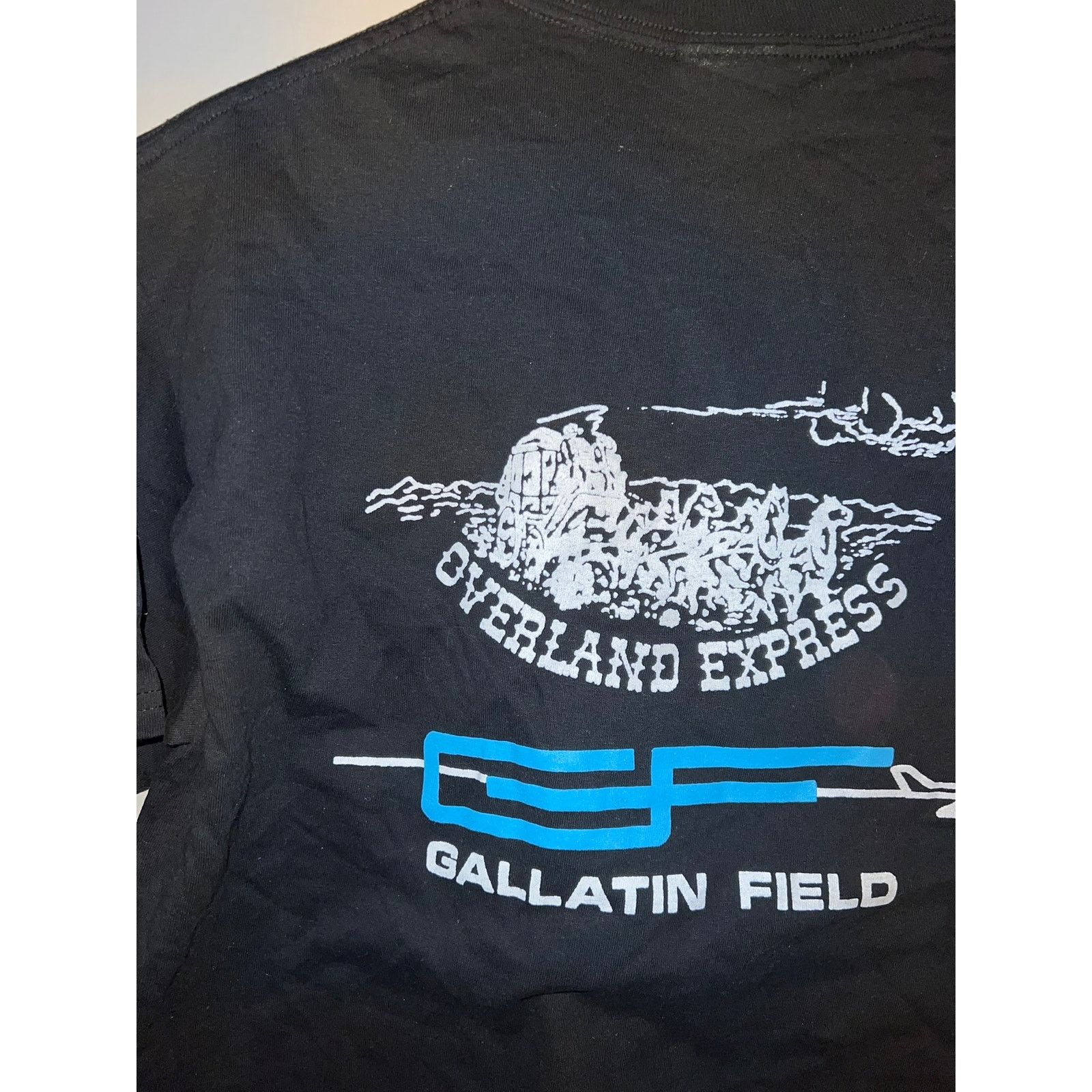 Jerzees 90s Vintage Overland Express Gallatin Field Shirt VTG Medium Size US M / EU 48-50 / 2 - 6 Thumbnail